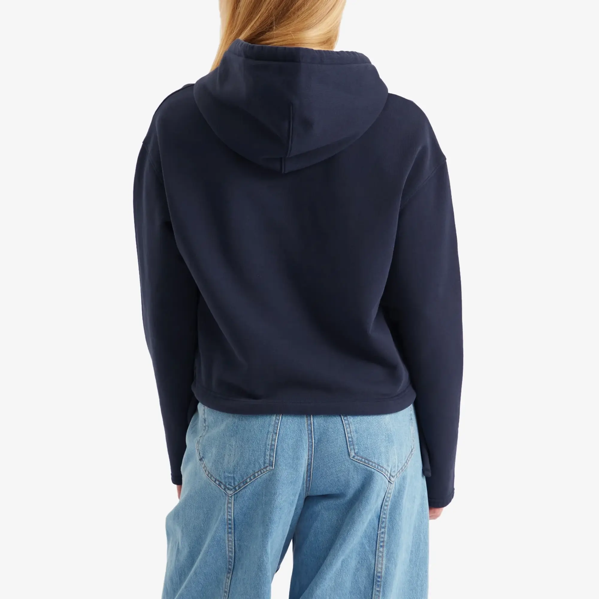AMI Paris Women's De Coeur Hoodie Night Blue