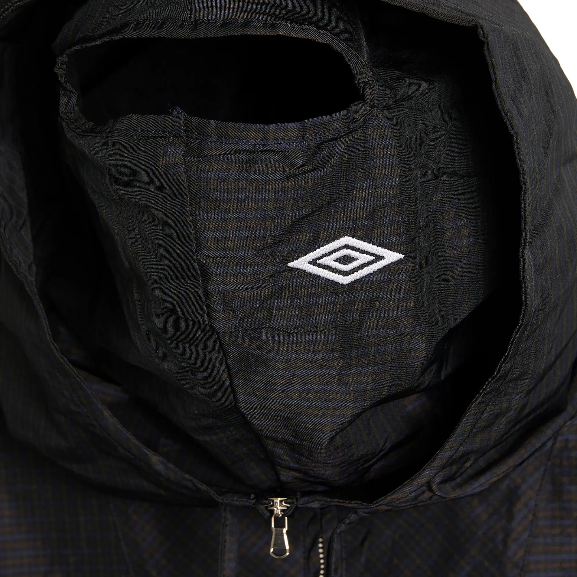 Umbro by Slam Jam Men's Micro Check Mask Anorak Navy