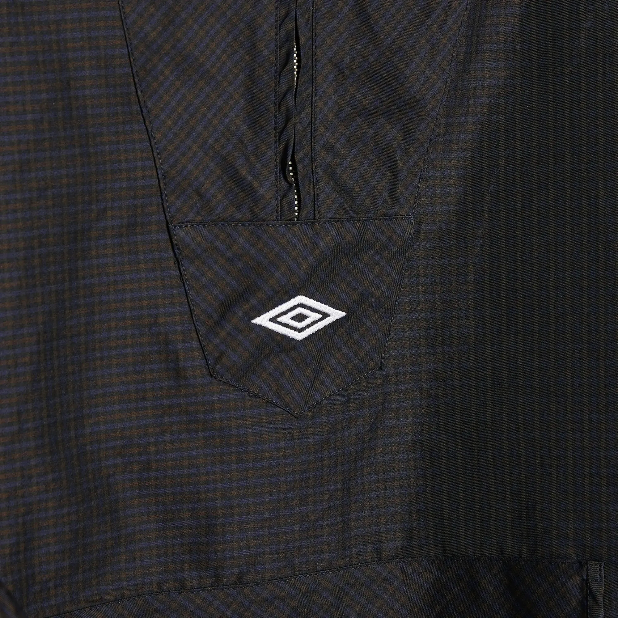 Umbro by Slam Jam Men's Micro Check Mask Anorak Navy