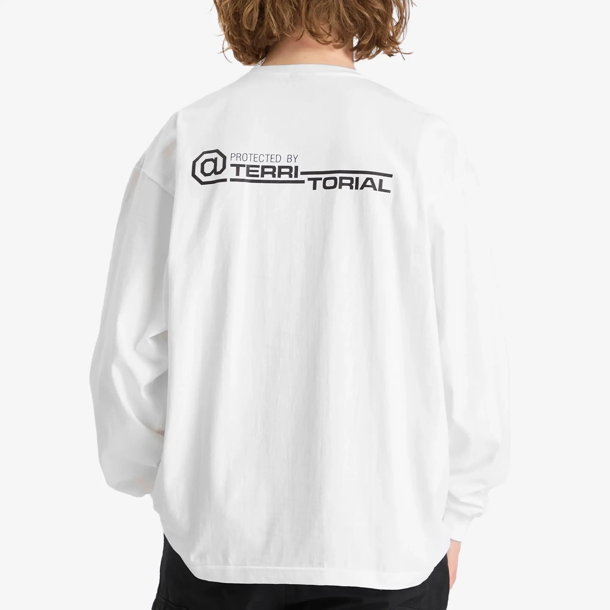 WTAPS Men's Dot Sight Long Sleeve T-Shirt White