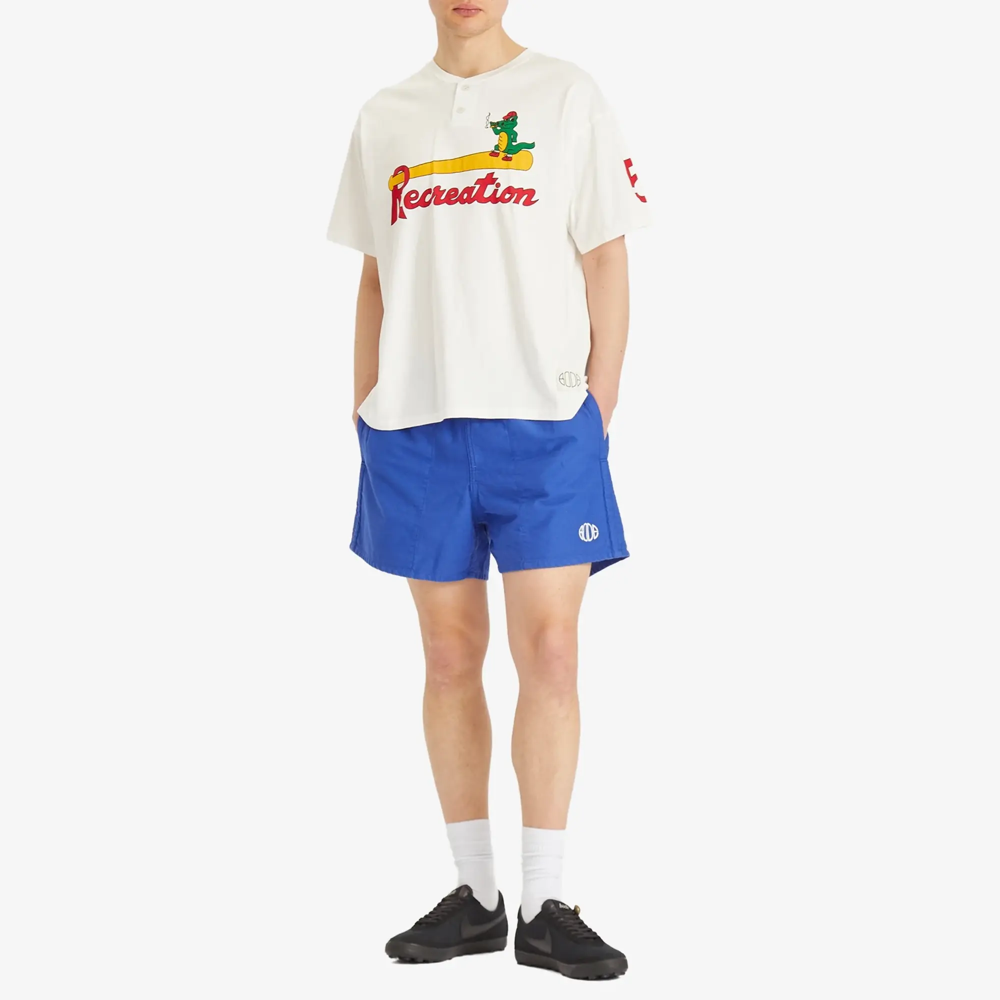 BODE Men's Field Shorts Blue