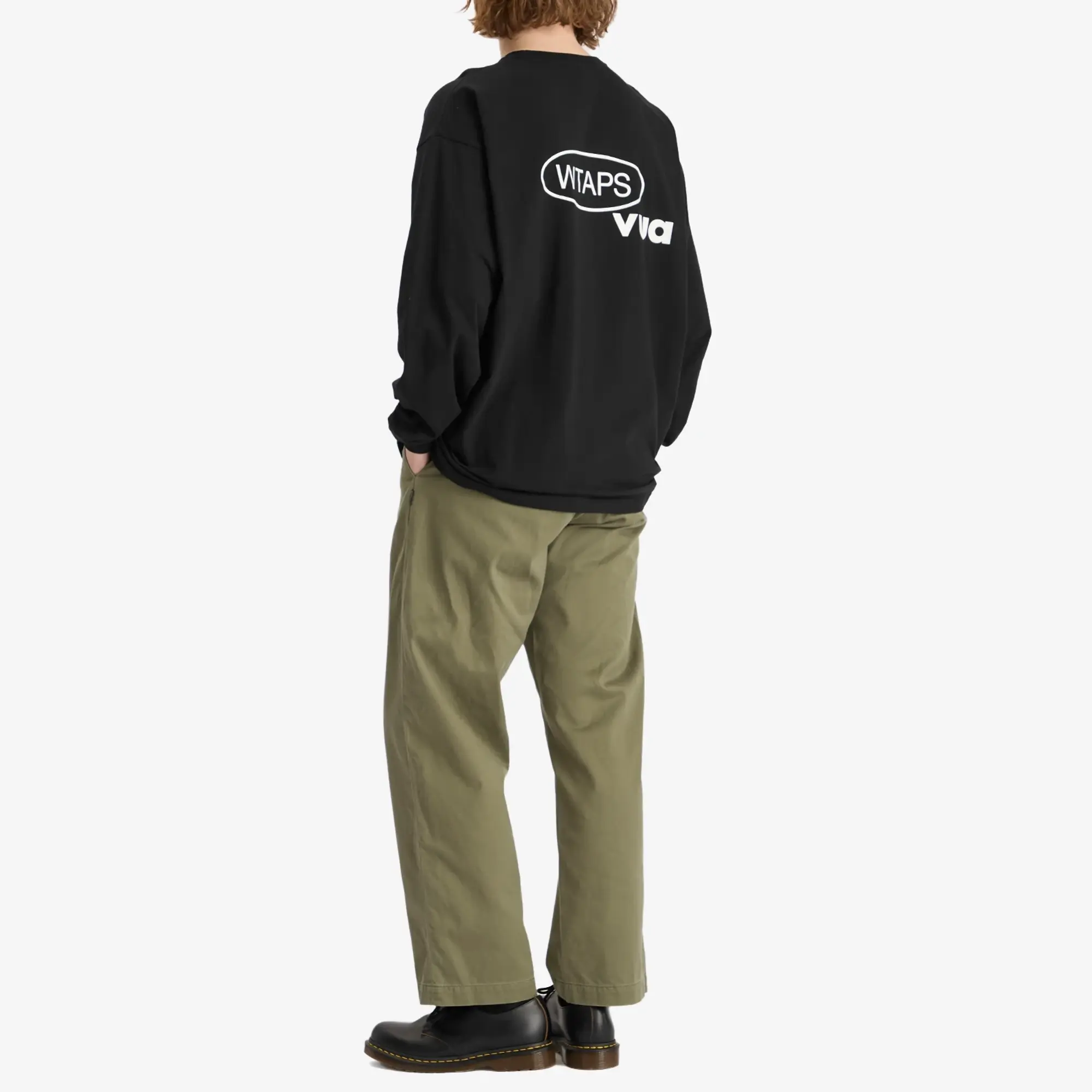 WTAPS Men's PRTC Long Sleeve T-Shirt Black