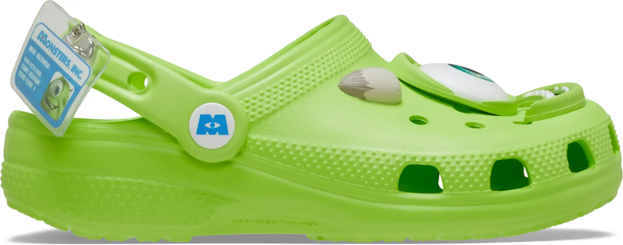 Crocs Junior Monsters Inc Mike Classic Clog - Green - Size 4 - Green