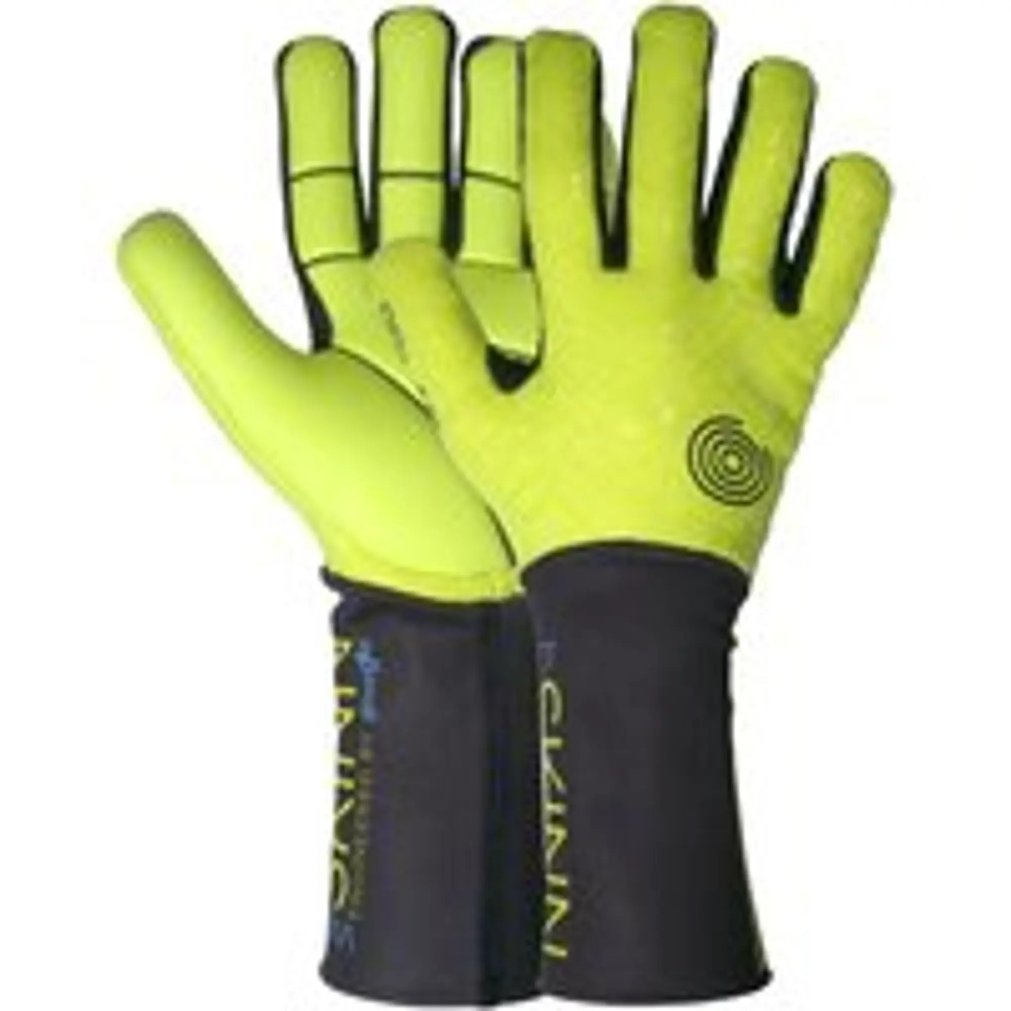 gloveglu WET SKINN - Fluo Yellow/Black
