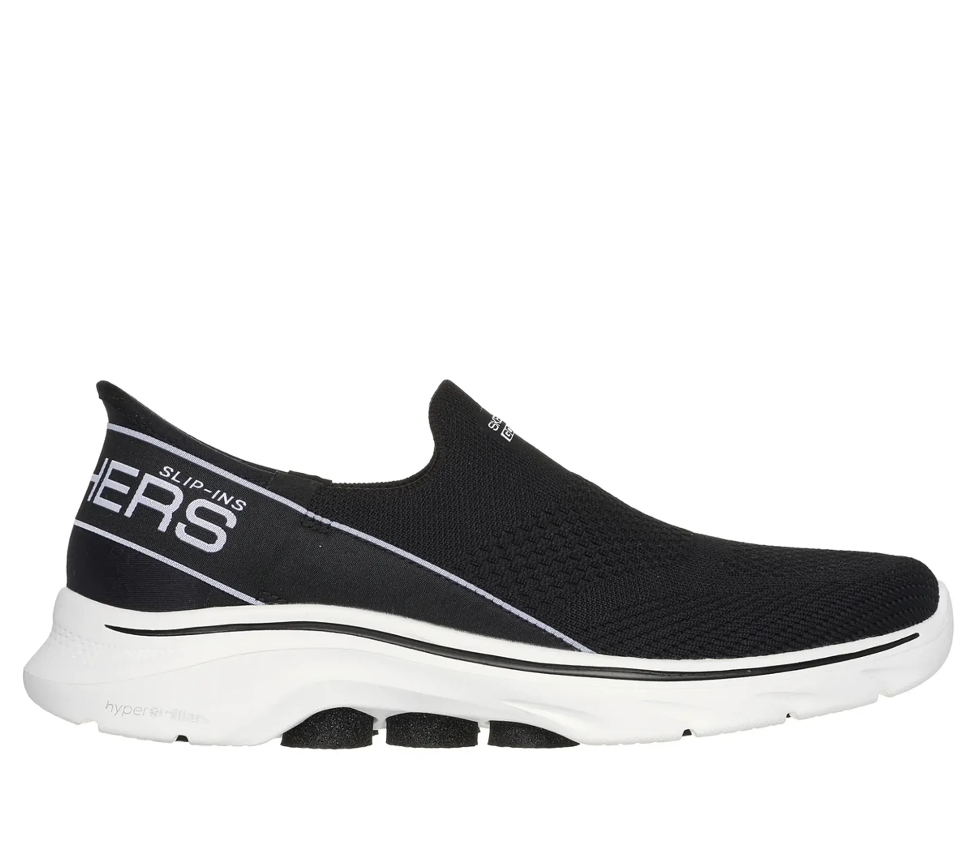 Skechers Women's Slip-ins: GO WALK 7 - Mia Slip-On Shoes in Black/White