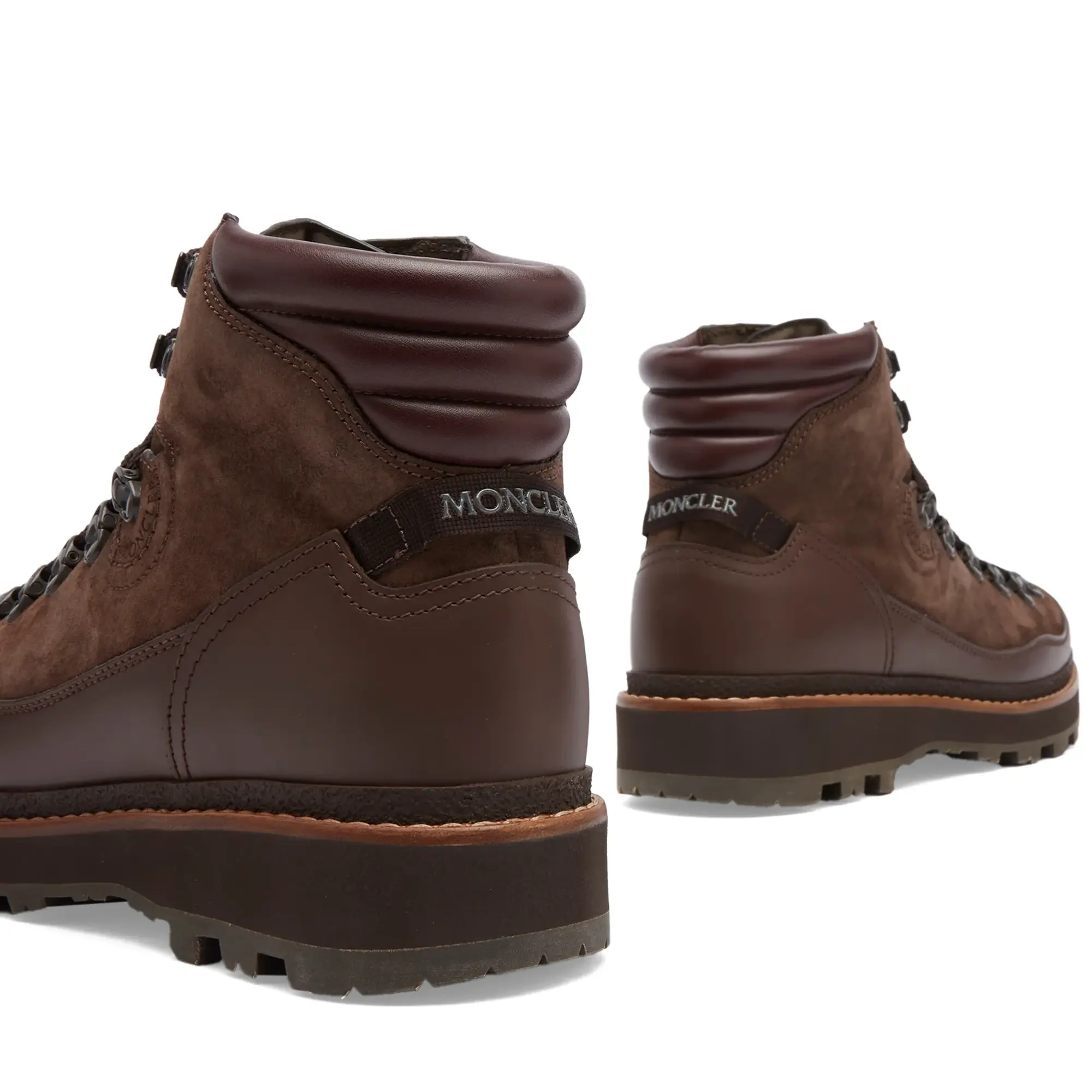 Moncler Men's Peka Trek Hiking Boots Brown