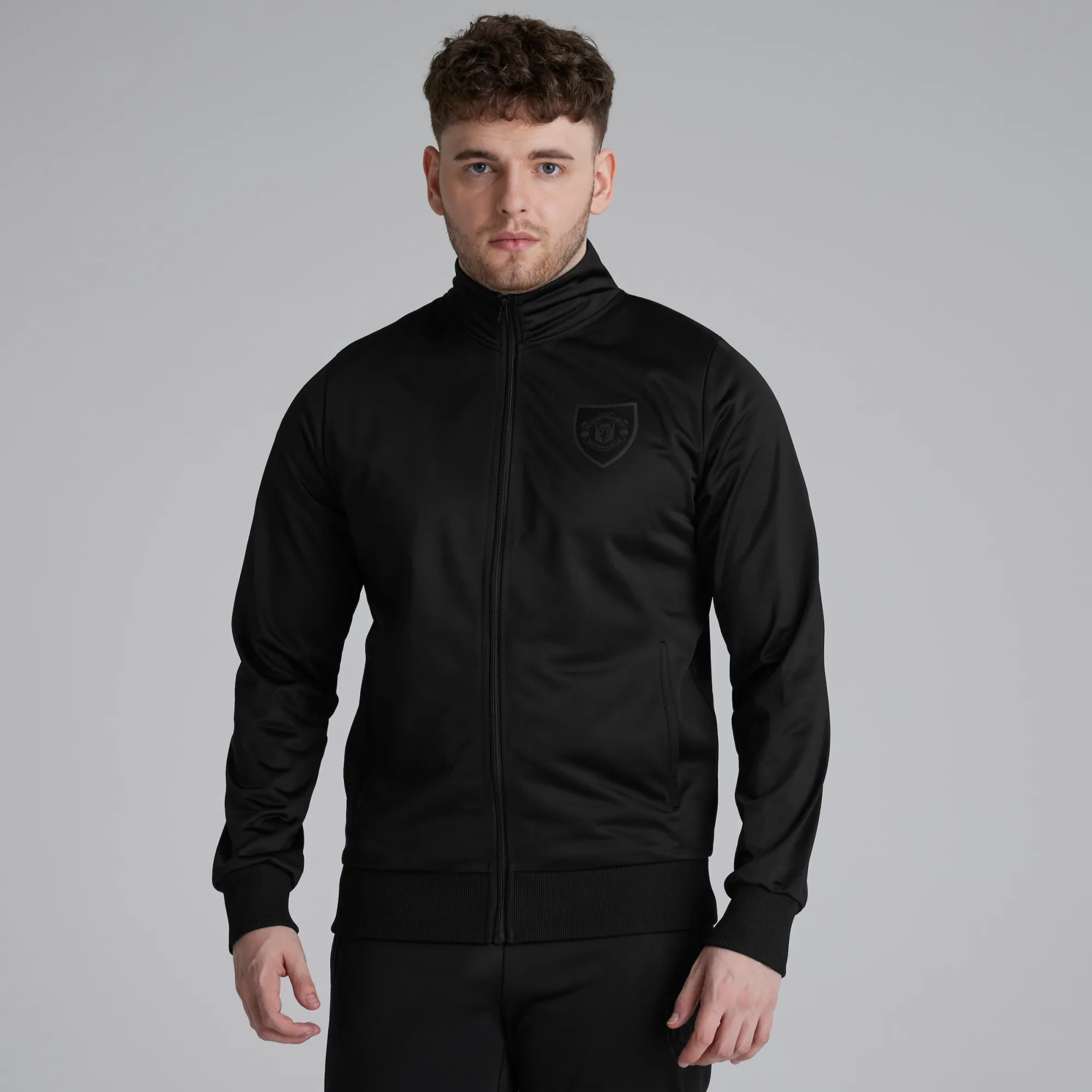 I-tex Manchester United Blackout Full-Zip Track Jacket Black