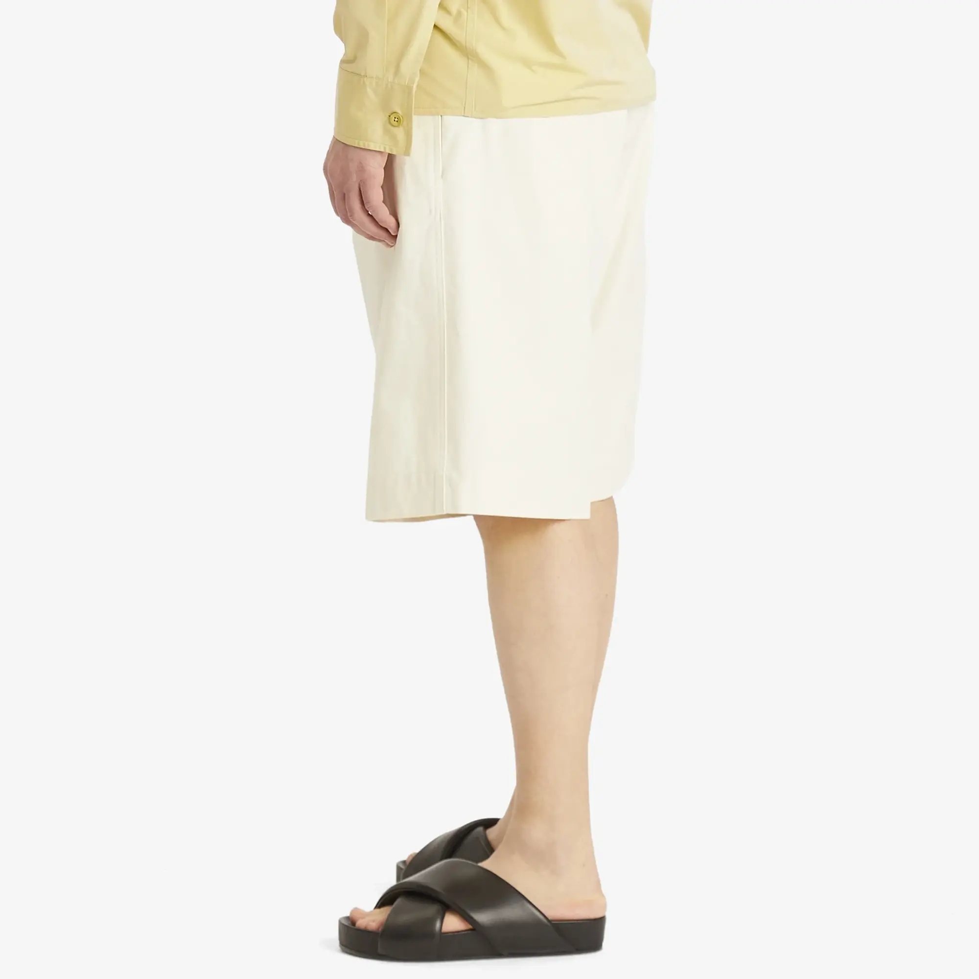 Jil Sander+ Men's Relaxed Fit Chino Shorts Eggshell