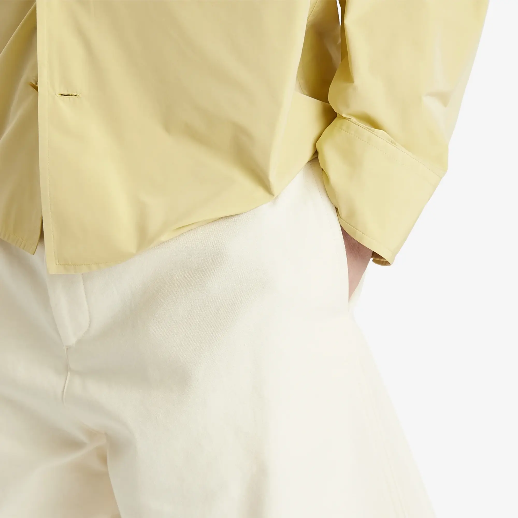 Jil Sander+ Men's Relaxed Fit Chino Shorts Eggshell