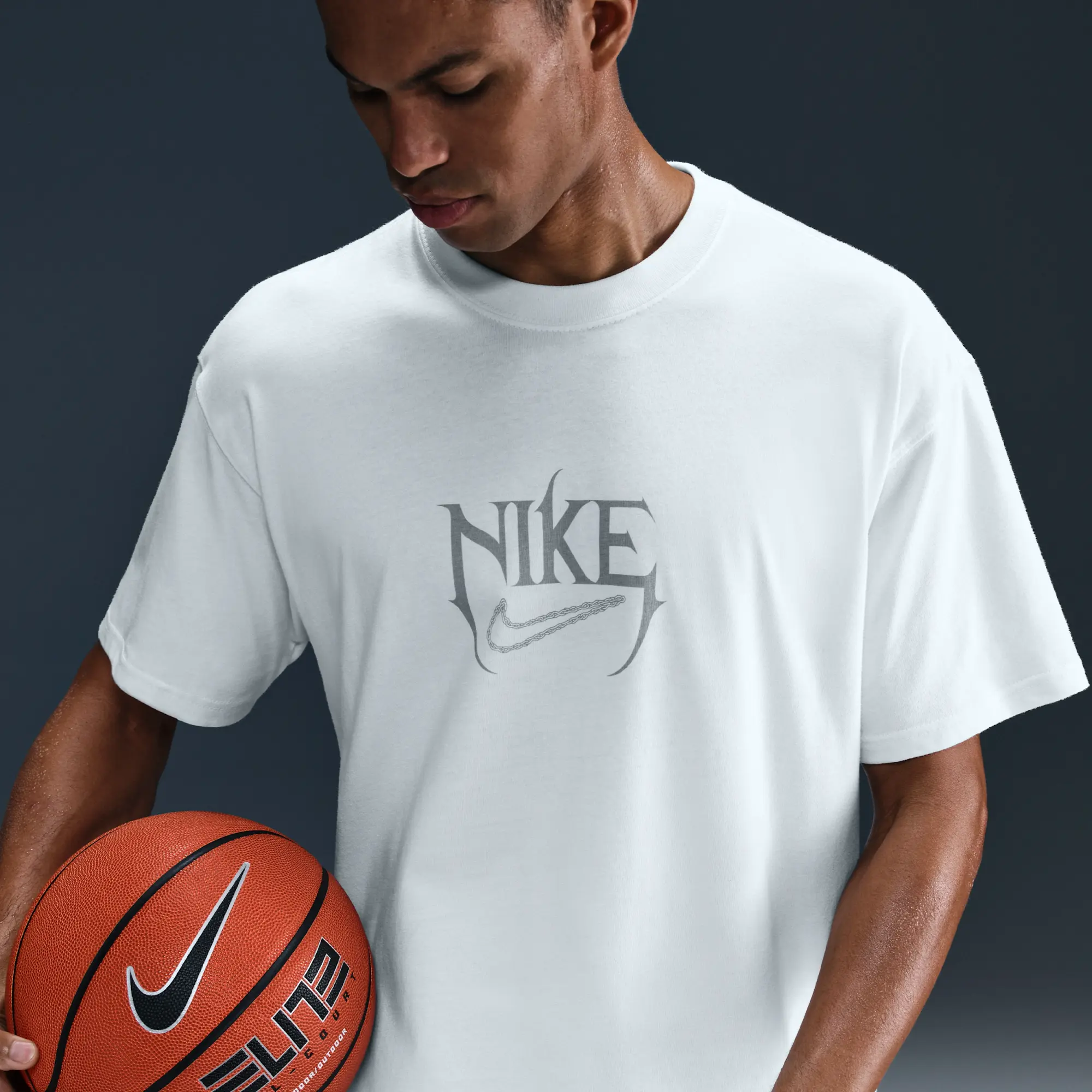 Nike Men's Max90 Basketball T-Shirt - White