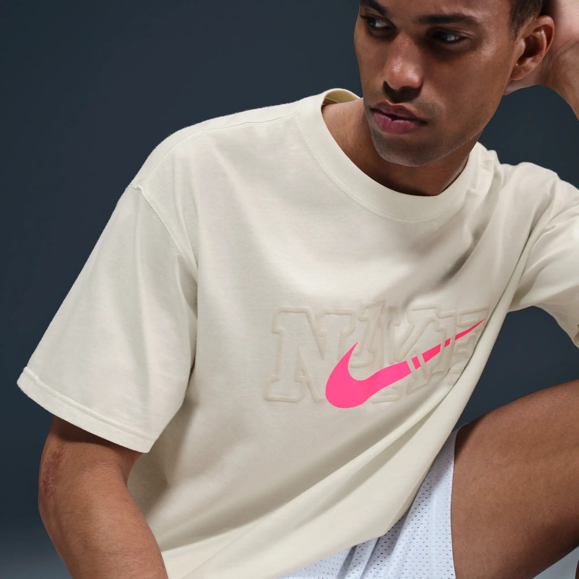 Nike Men's Max90 Basketball T-Shirt - White
