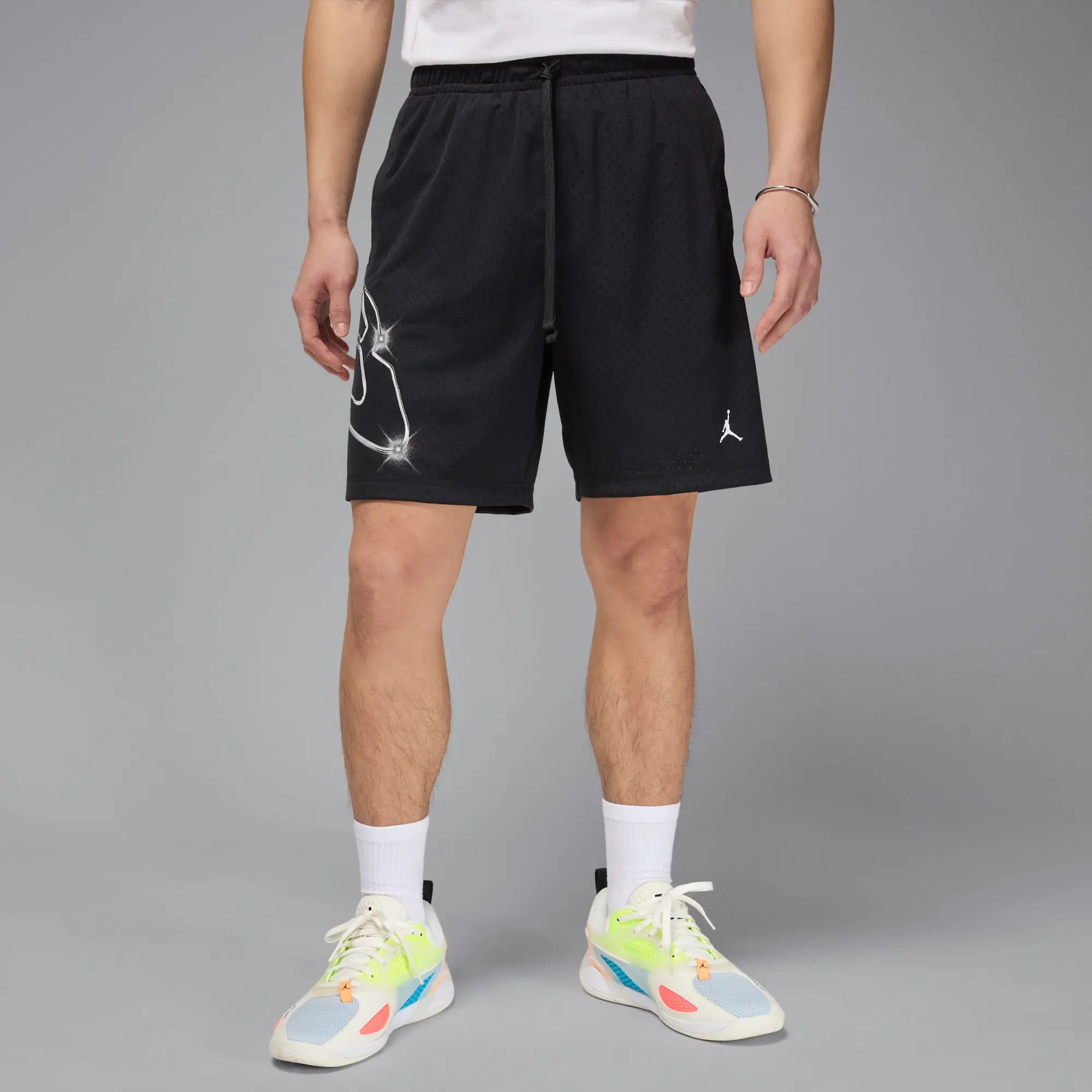 Nike Jordan Sport Men's Dri-FIT Graphic Shorts - Black - Sustainable Materials