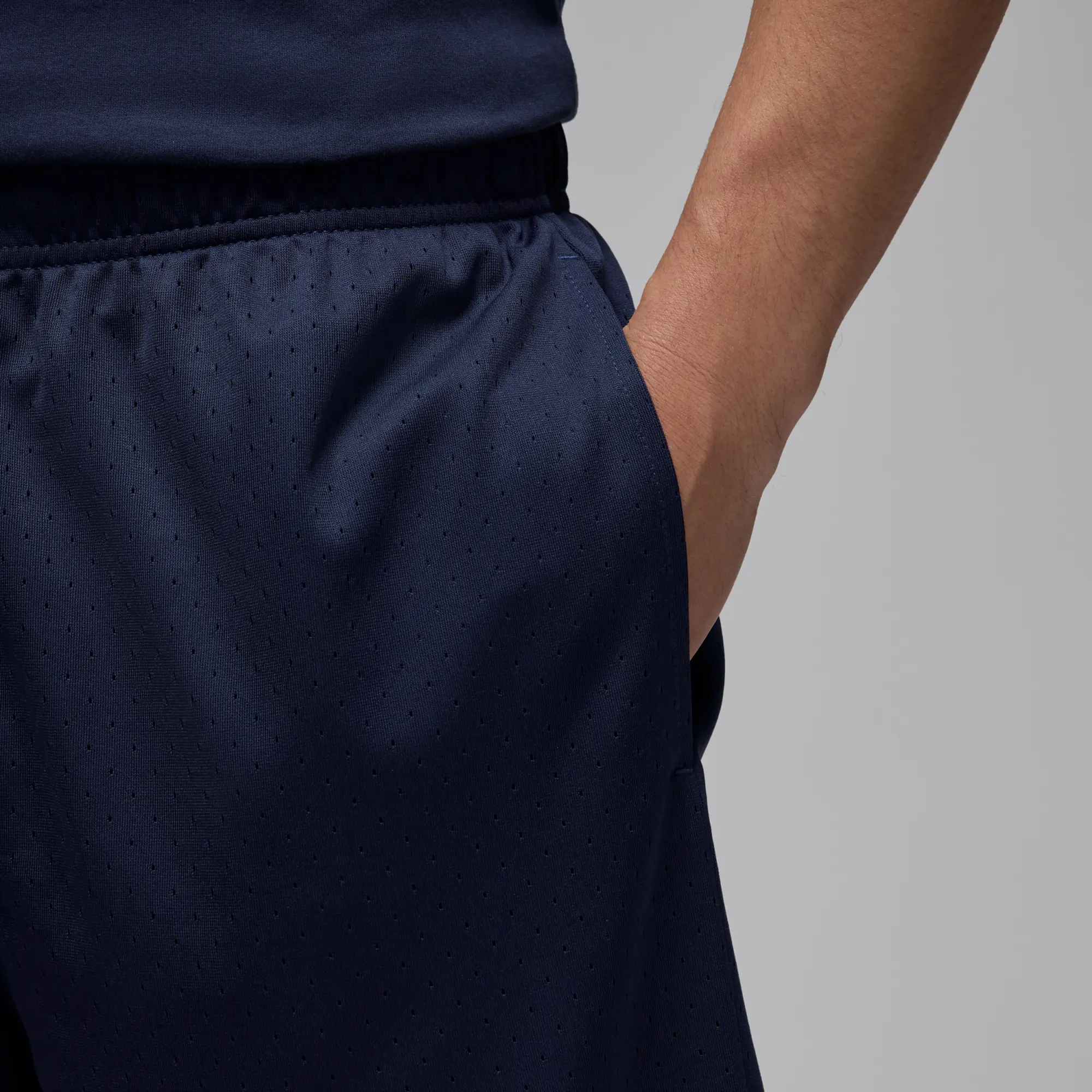 Nike Jordan Sport Men's Dri-FIT Mesh Shorts - Blue - Recycled Polyester