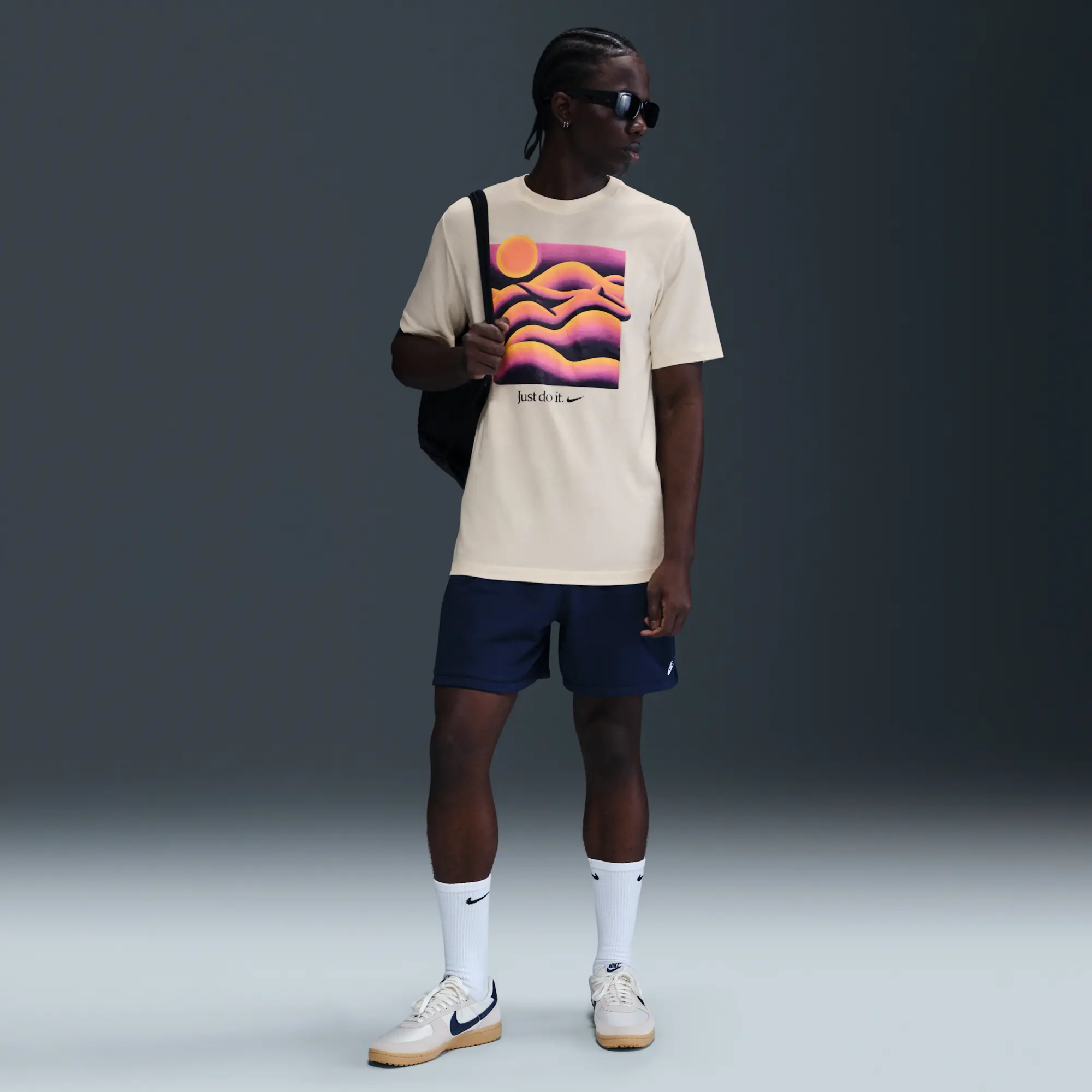 Nike Sportswear T-Shirt - Brown - Sustainable Materials
