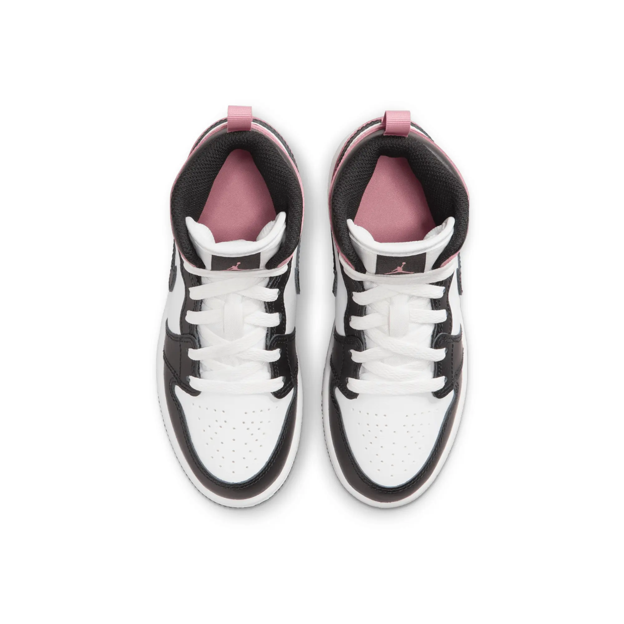 Nike Jordan 1 Mid Younger Kids' Shoes - White