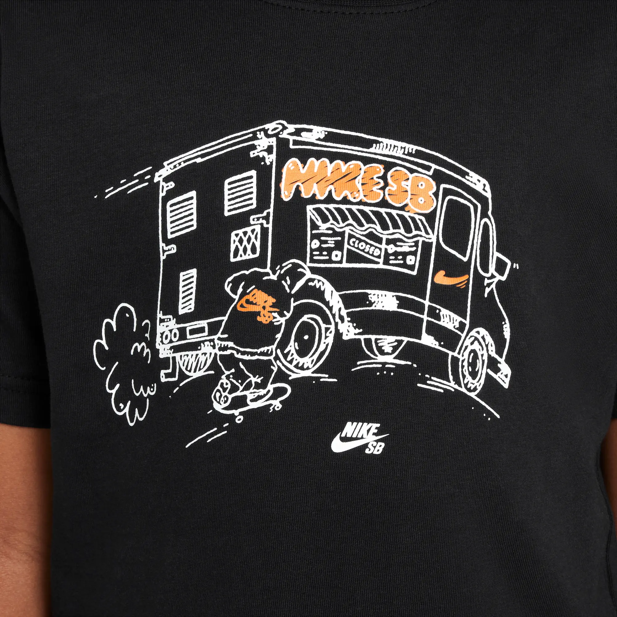 Nike SB Older Kids' Skate T-Shirt - Black