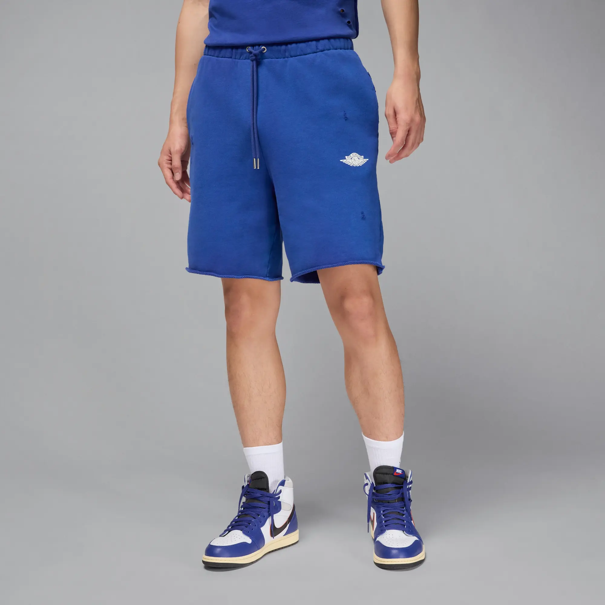 Nike Jordan Nike Air Jordan Rare Air Men's French Terry Shorts - Blue - Fleece
