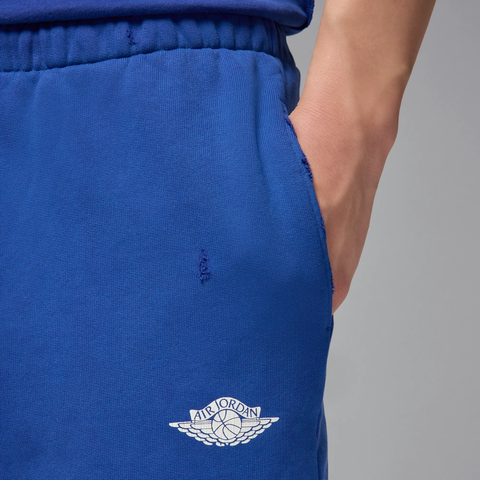 Nike Jordan Nike Air Jordan Rare Air Men's French Terry Shorts - Blue - Fleece