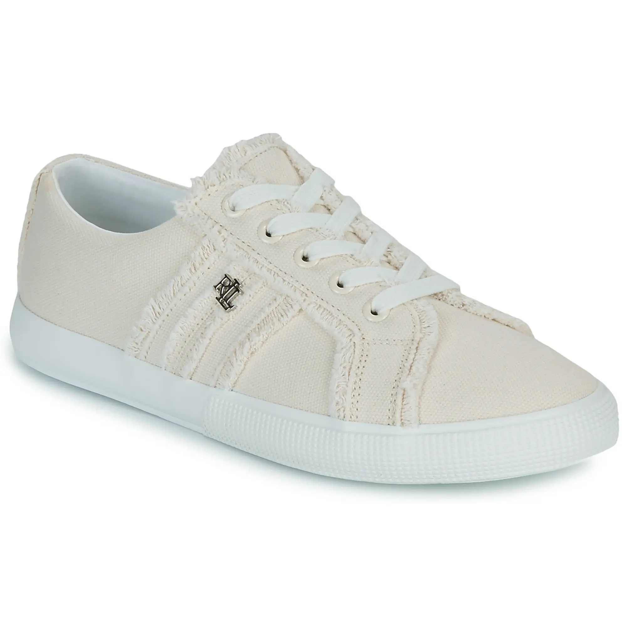 Lauren Ralph Lauren  JANSON FRAY  women's Shoes (Trainers) in Beige