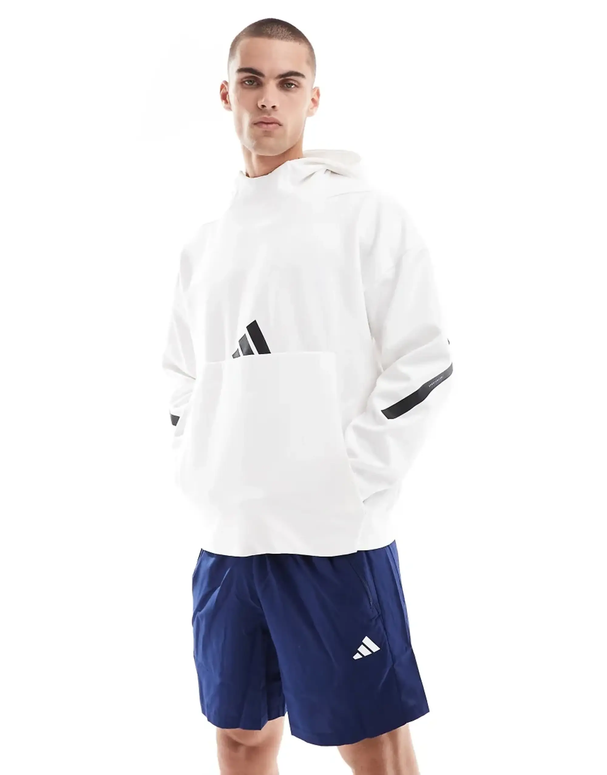 Adidas Z. N.E. Premium Hoodie In White