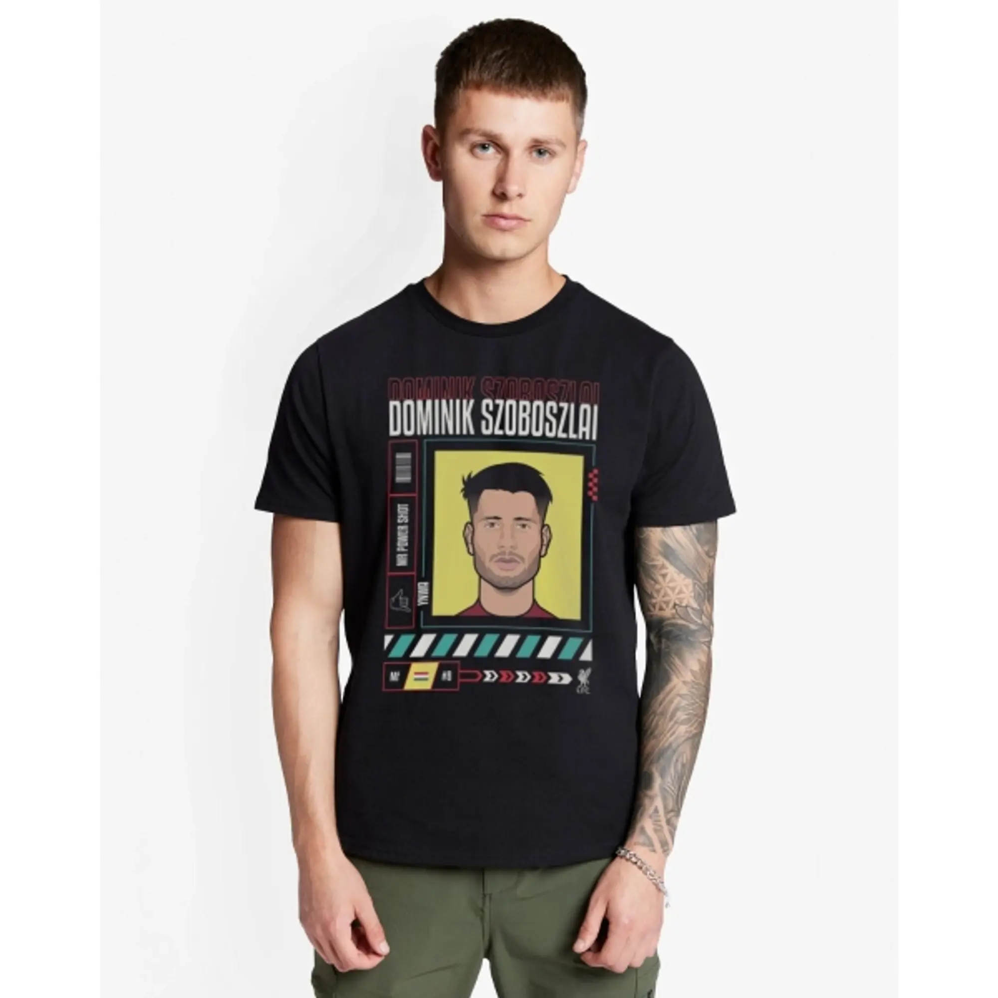 Liverpool FC LFC Adults Szoboszlai Tee Black