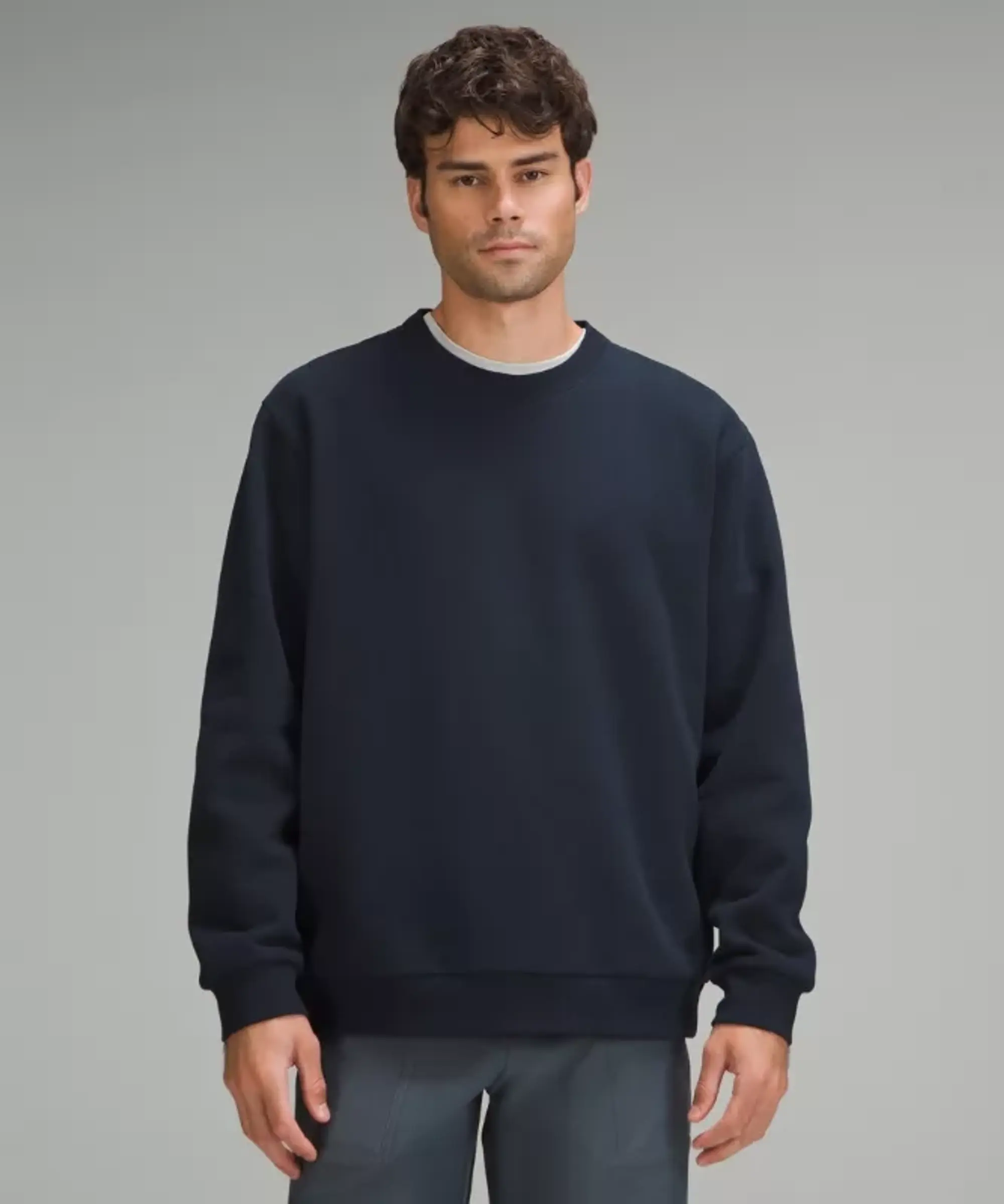lululemon IE lululemon – Men's Steady State Crew Sweatshirt – Color Blue – Size XL