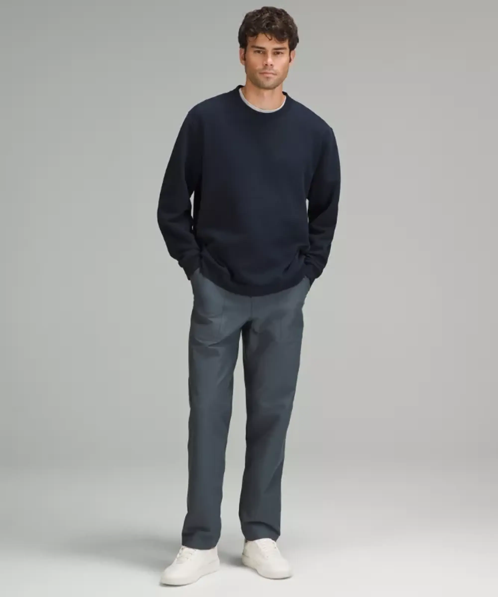 lululemon IE lululemon – Men's Steady State Crew Sweatshirt – Color Blue – Size XL