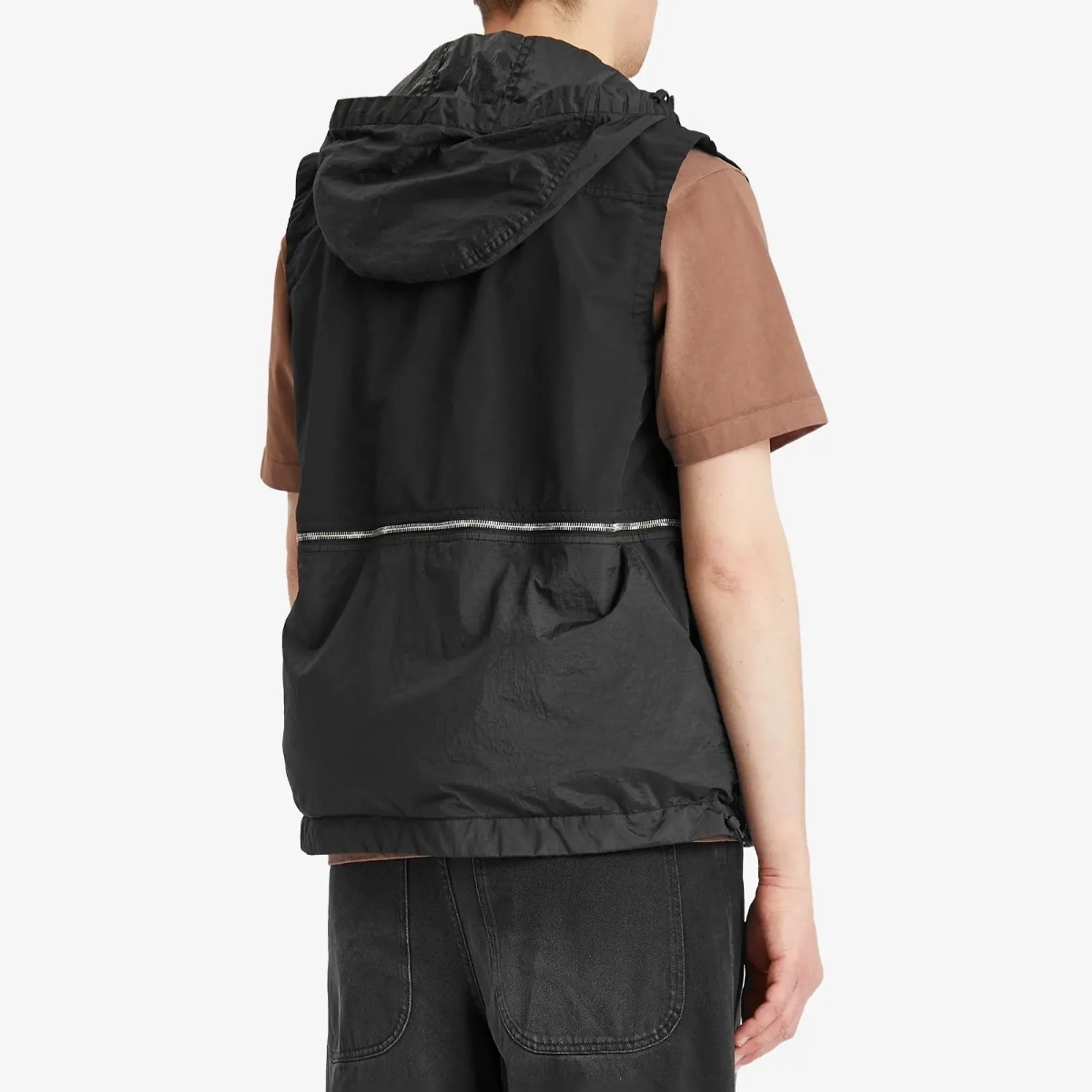 Stone Island Men's Nylon Metal Watro-TC ECONYL 2-in-1 Jacket Black