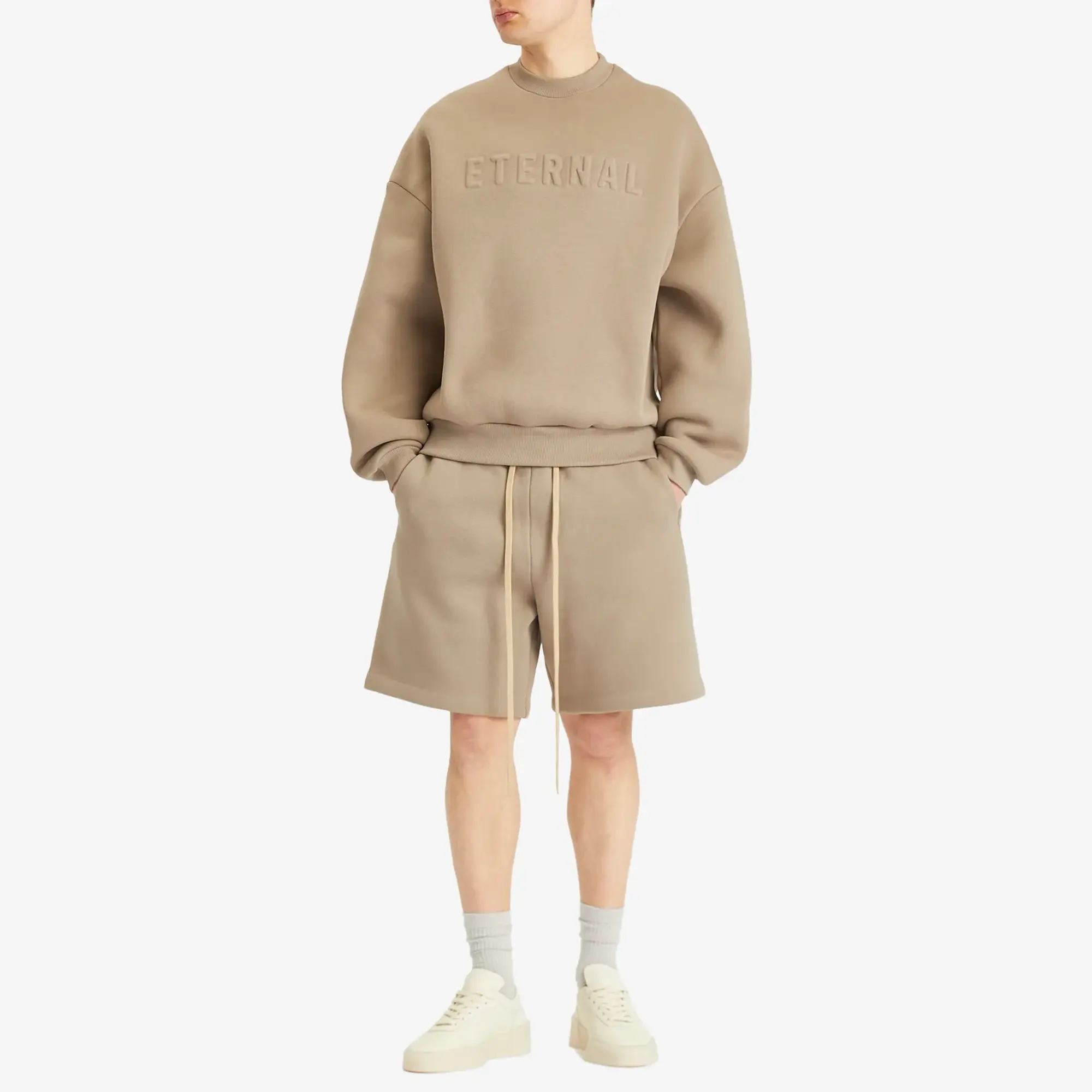 Fear Of God Men's Sweat Shorts Dusty Beige
