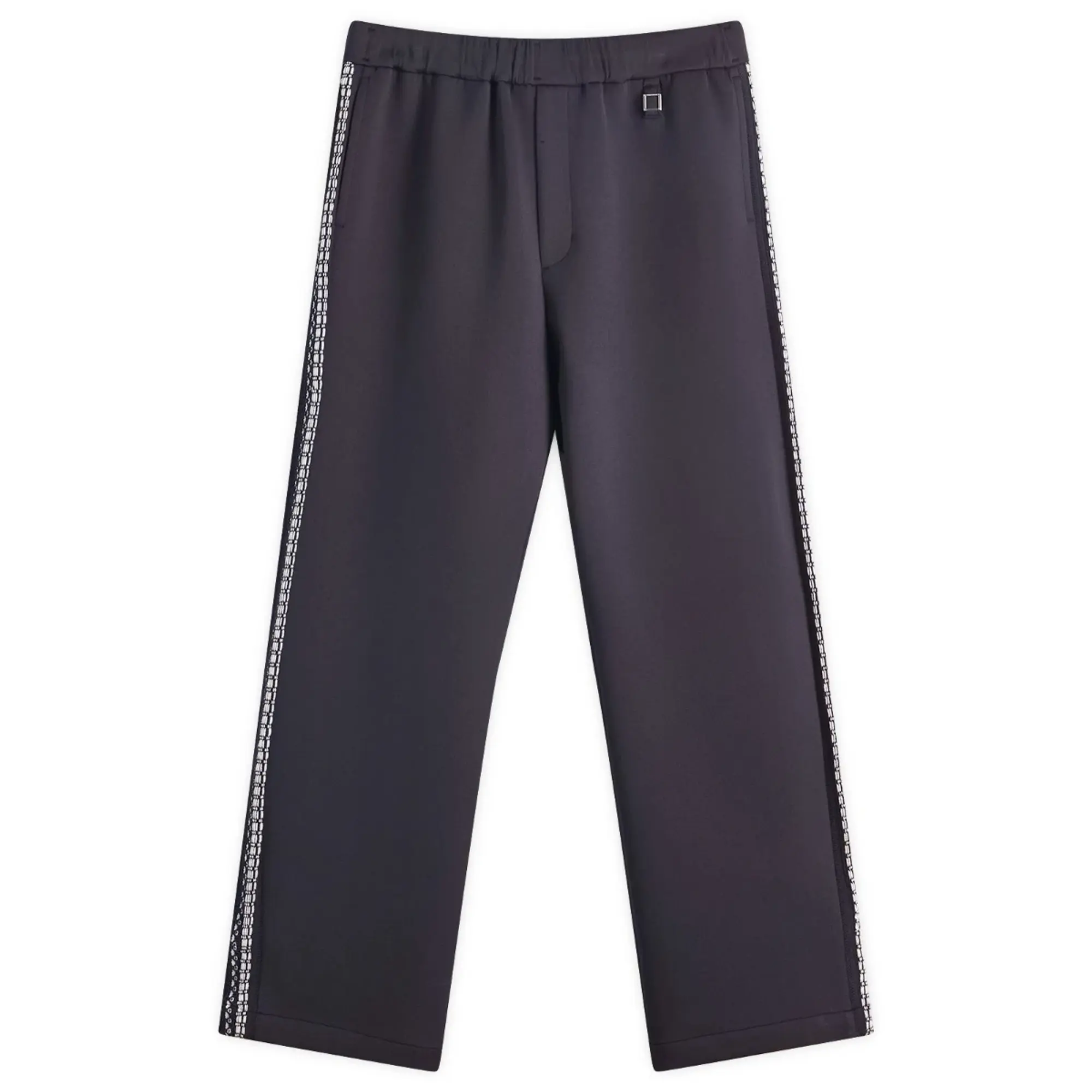 Wooyoungmi Men's Crochet Tape Track Pants Navy