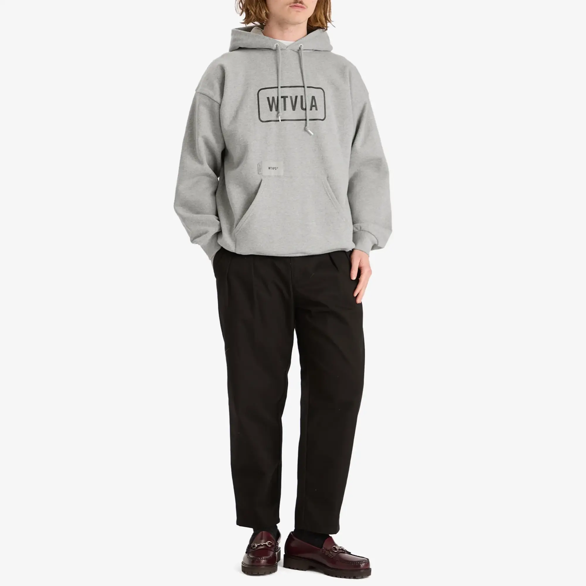 WTAPS Men's WTVUA Hoodie Ash Gray