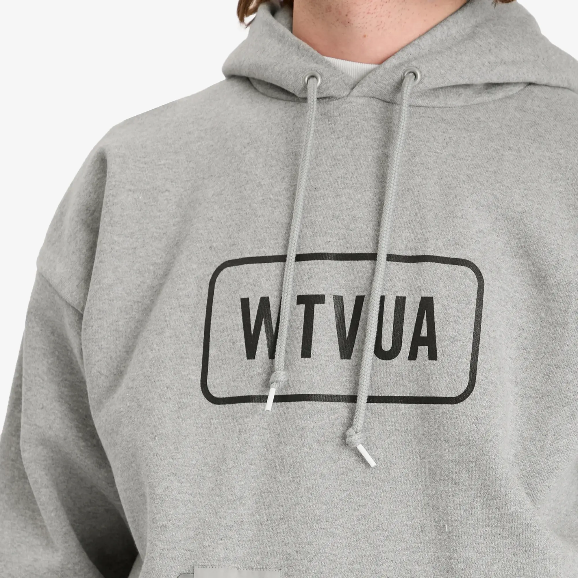WTAPS Men's WTVUA Hoodie Ash Gray