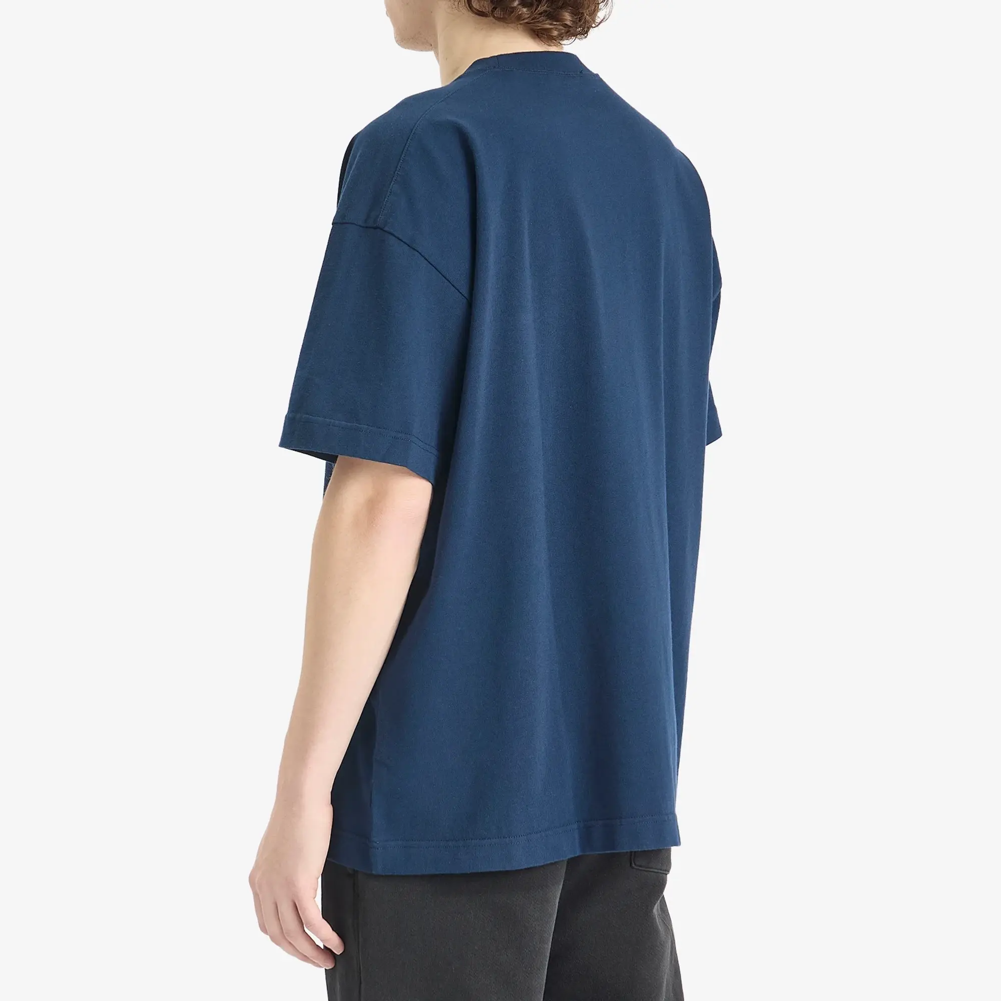Cole Buxton Men's Starts Serif T-Shirt Navy
