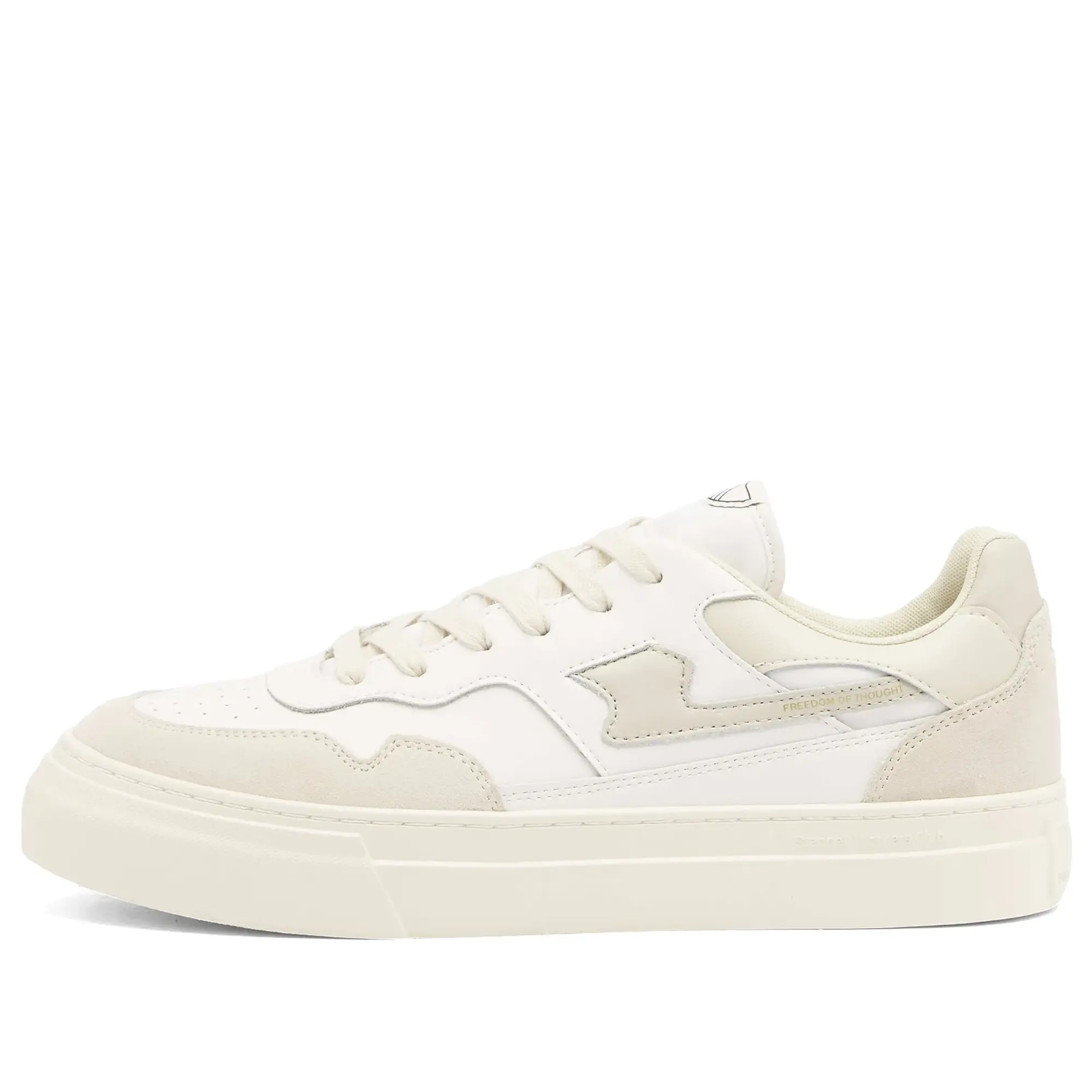 Stepney Workers Club Men's Pearl S-Stike Leather Sneaker Spring White