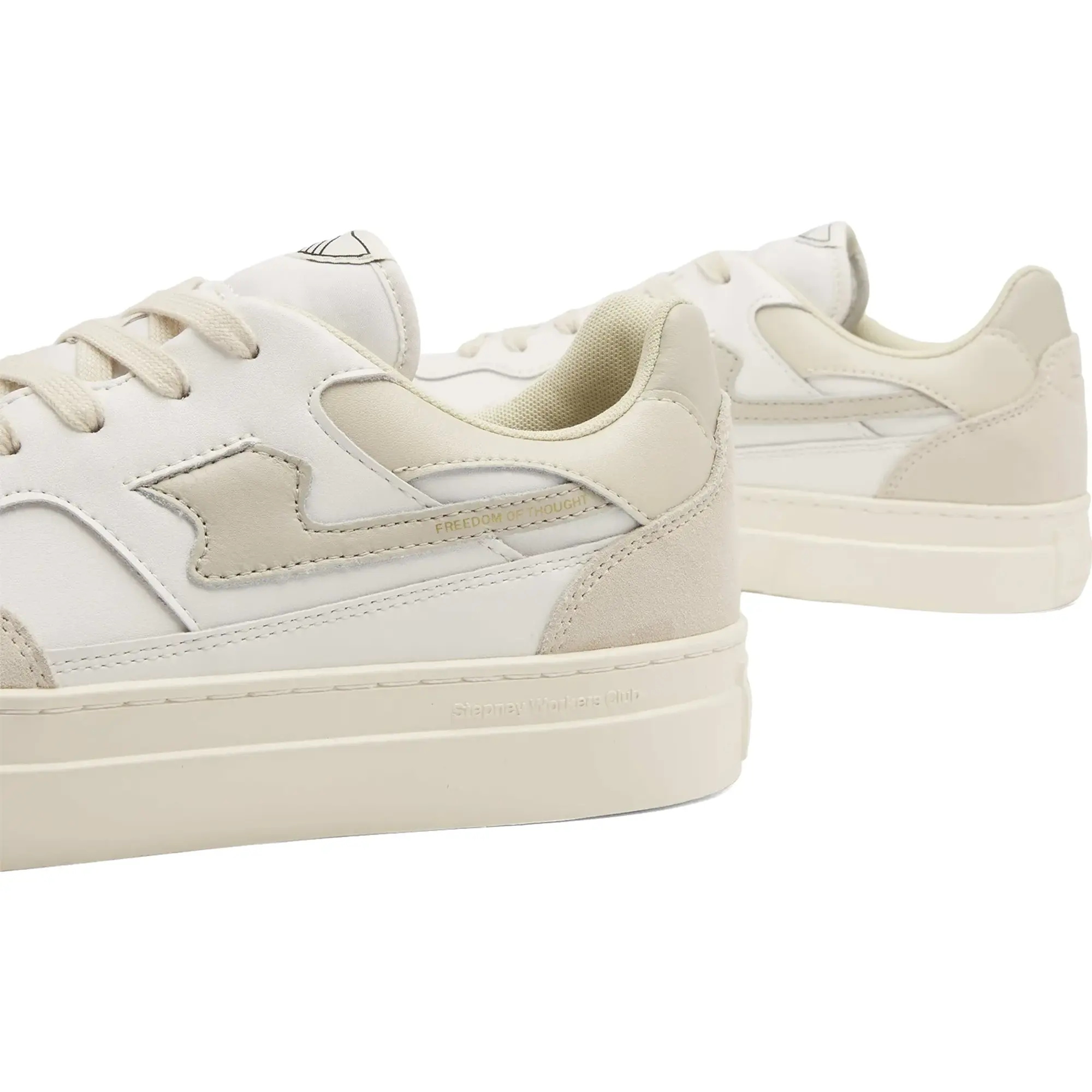 Stepney Workers Club Men's Pearl S-Stike Leather Sneaker Spring White
