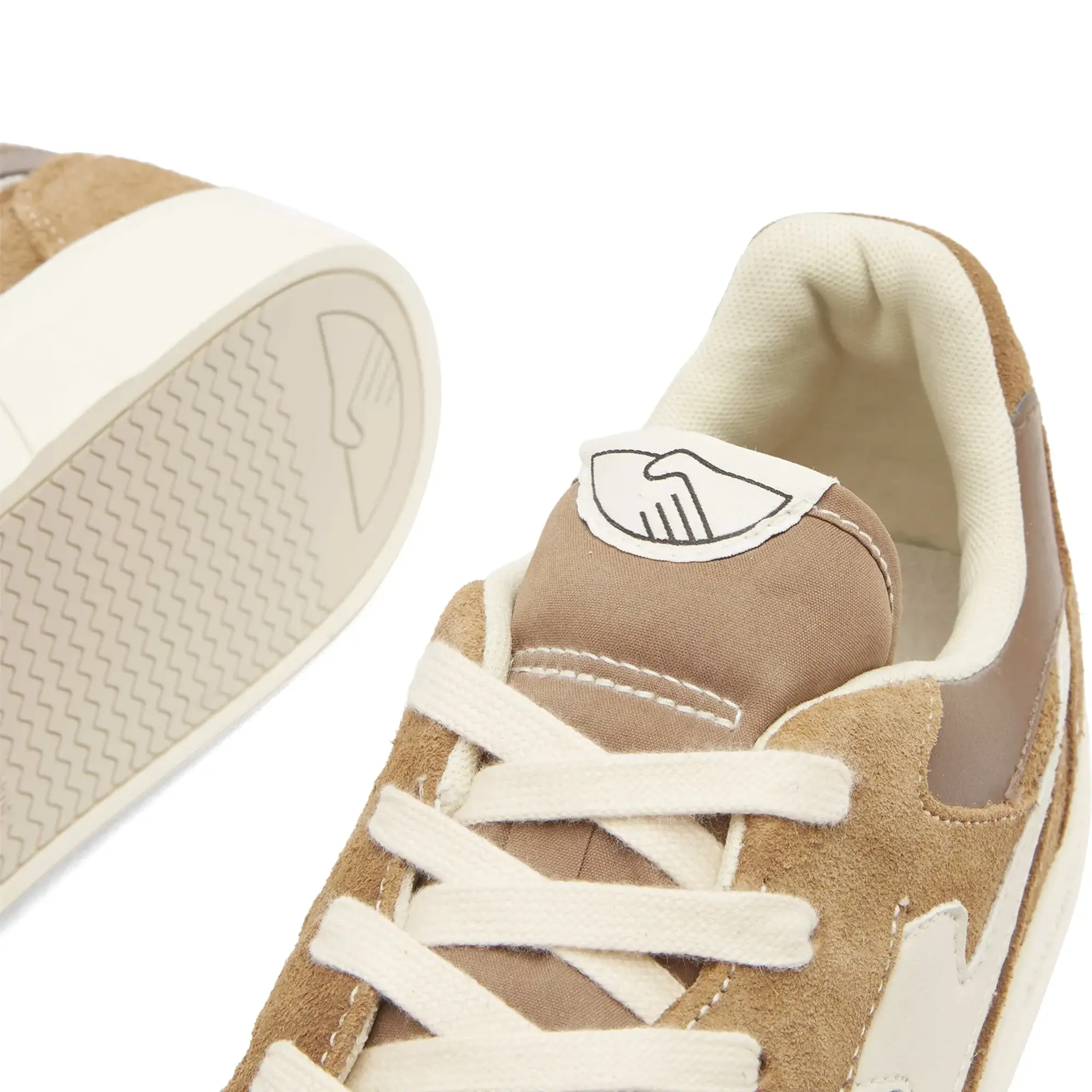 Stepney Workers Club Men's Pearl S-Stike Geo Merged Sneaker Brown