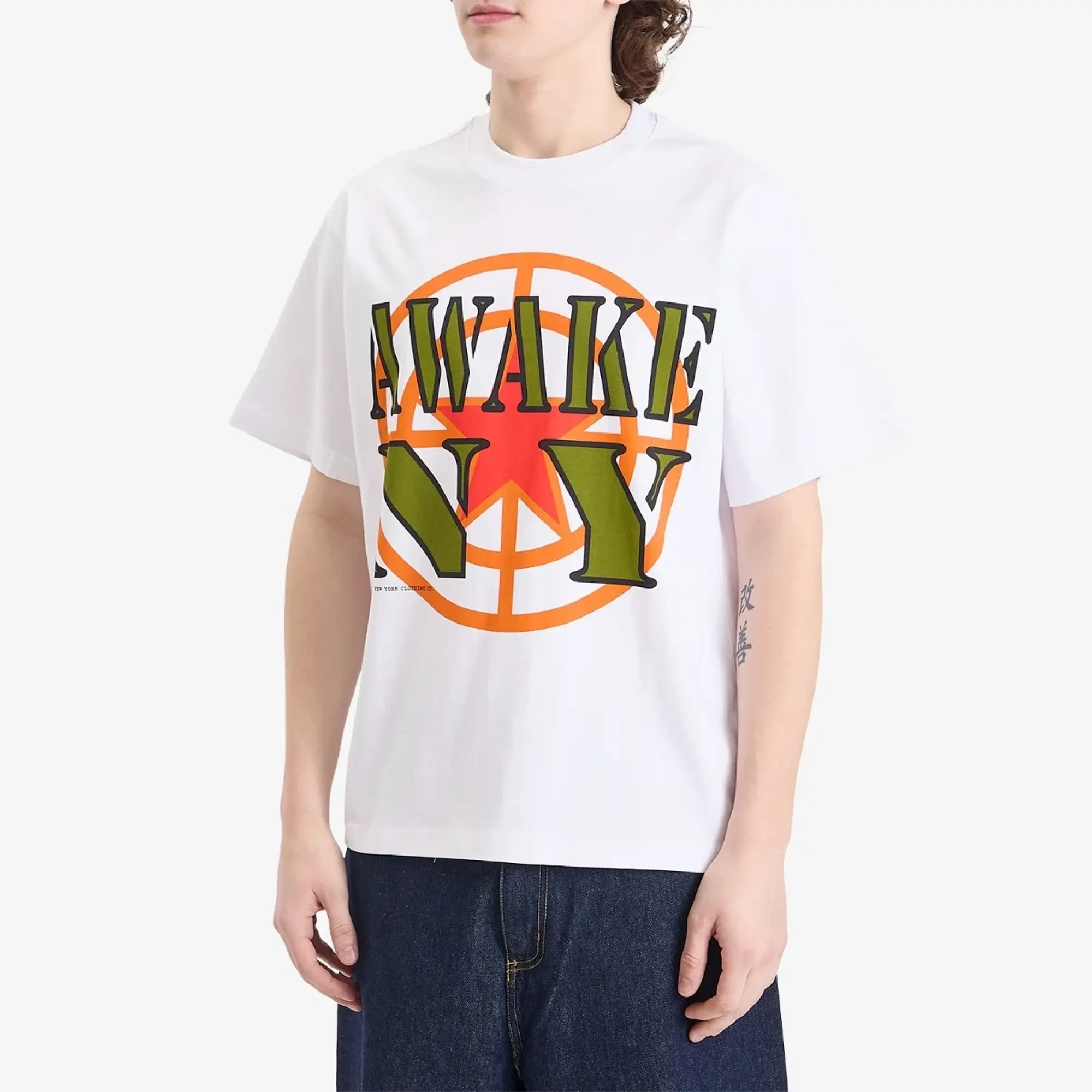 Awake NY Men's Crosshair T-Shirt White