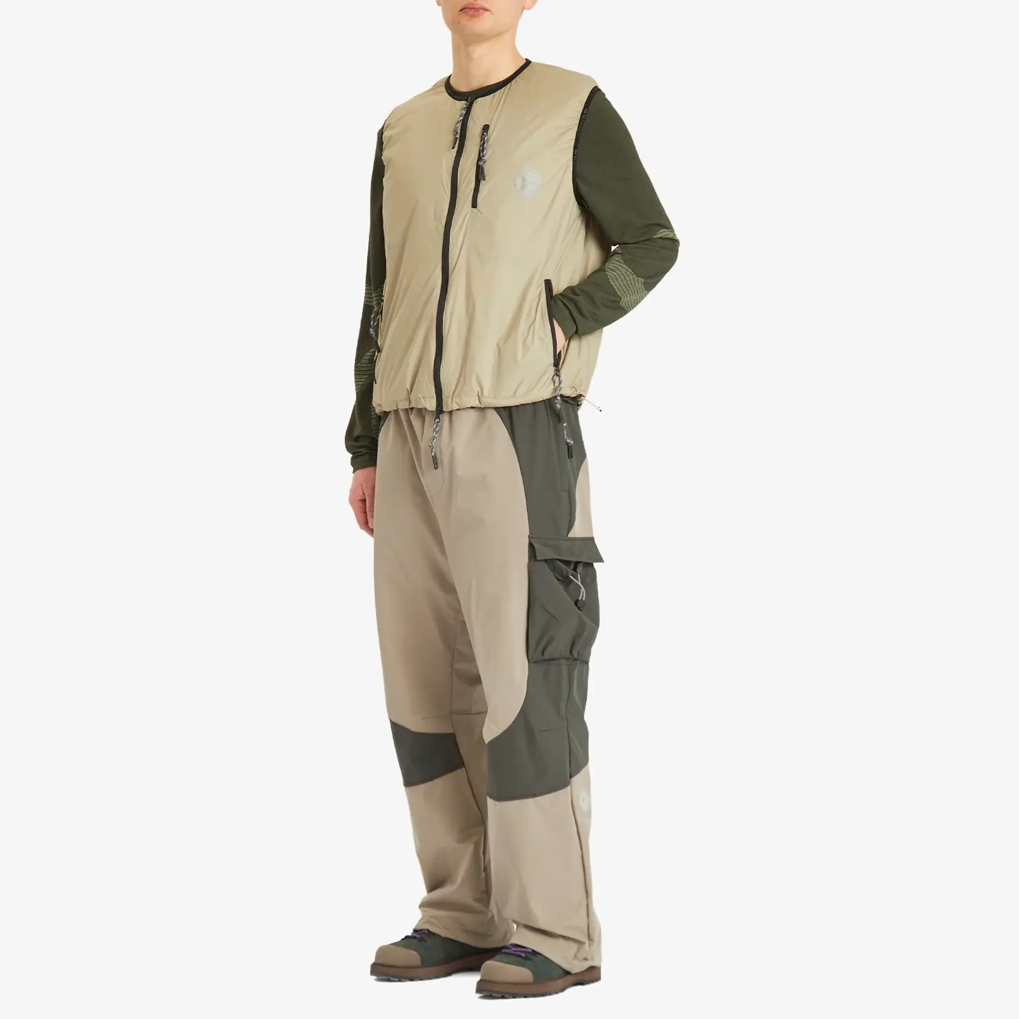 KA_YO_Prototype Men's Insulated Vest Hay Beige