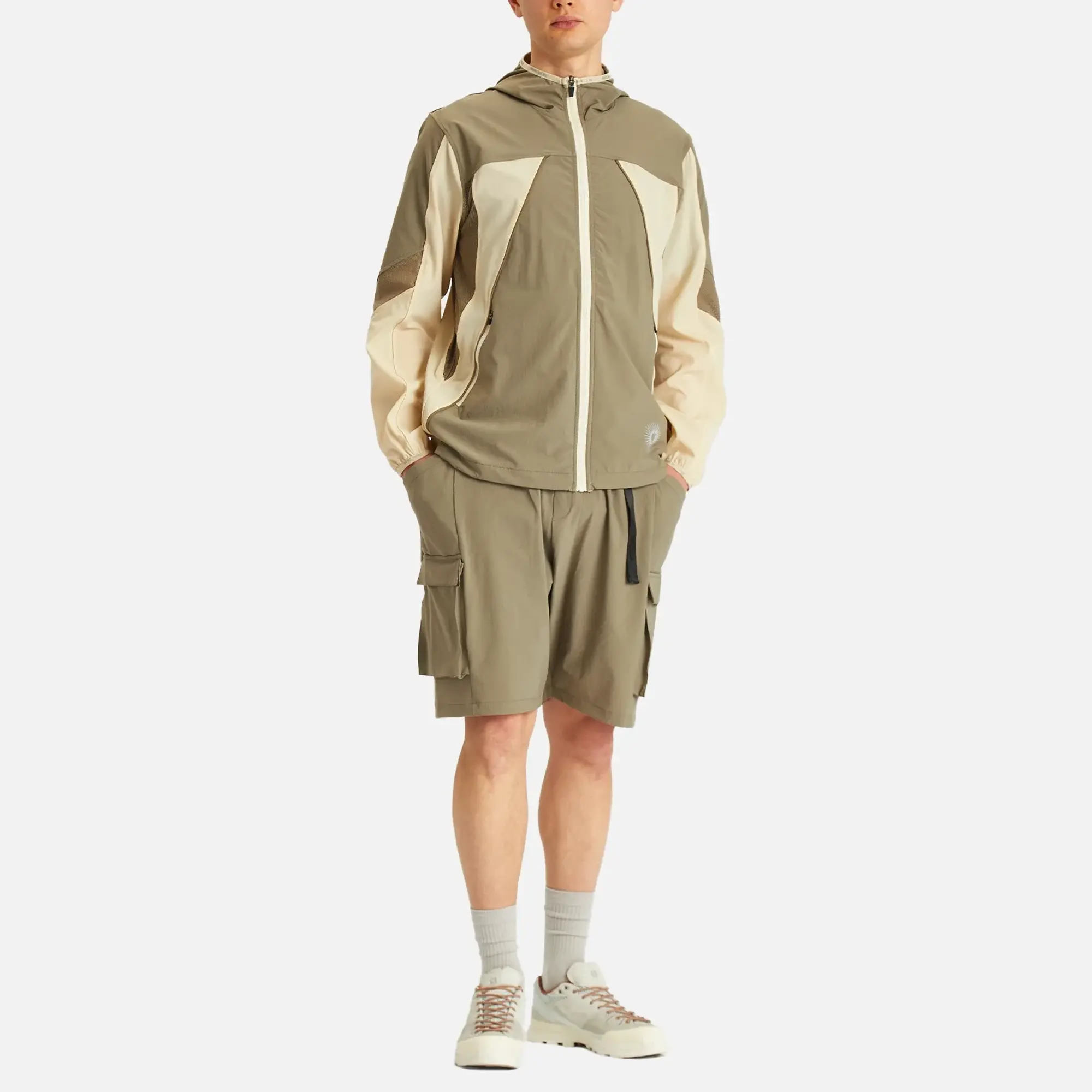 KA_YO_Prototype Men's Lightweight Cargo Shorts Stone