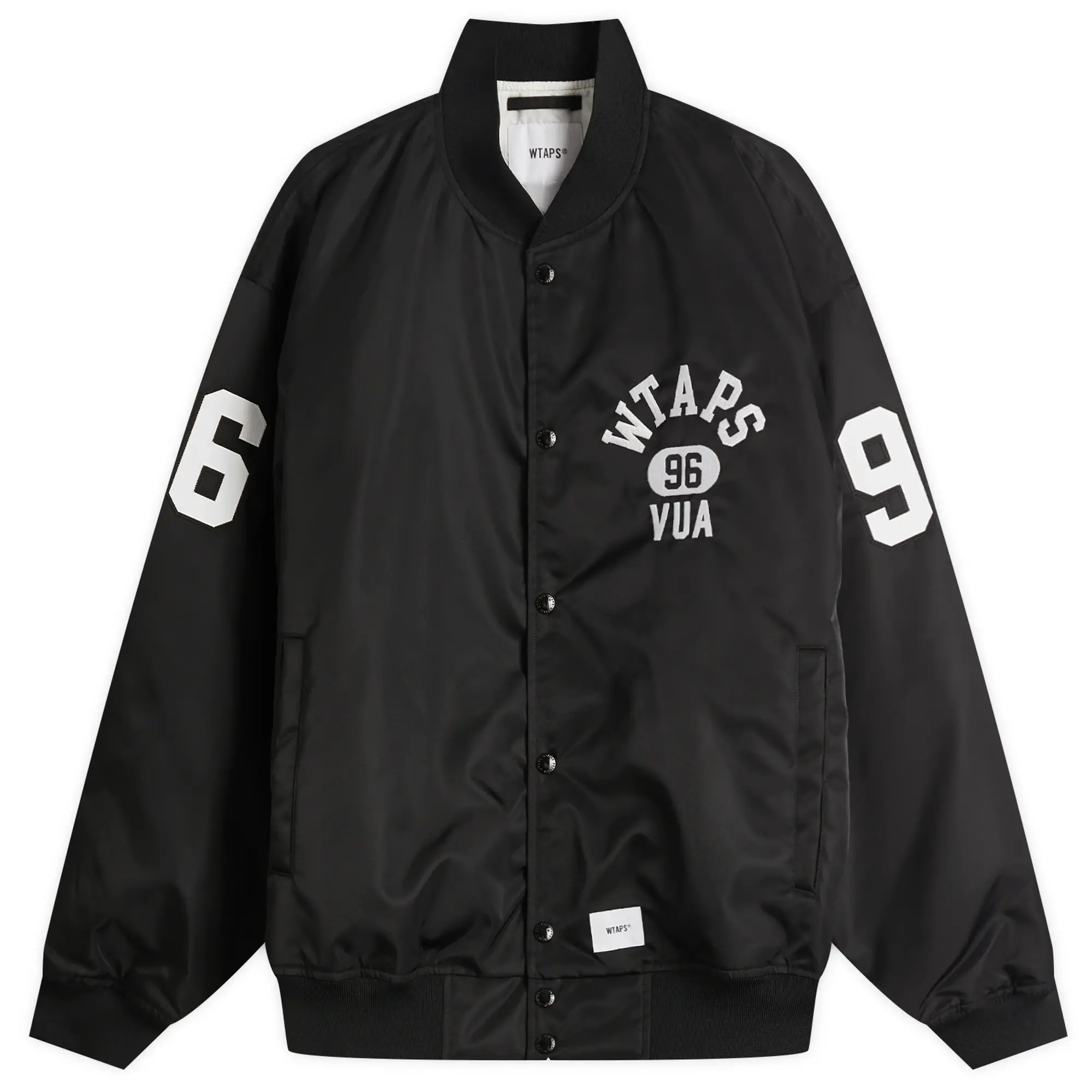 WTAPS Men's Team Stadium Jacket Black