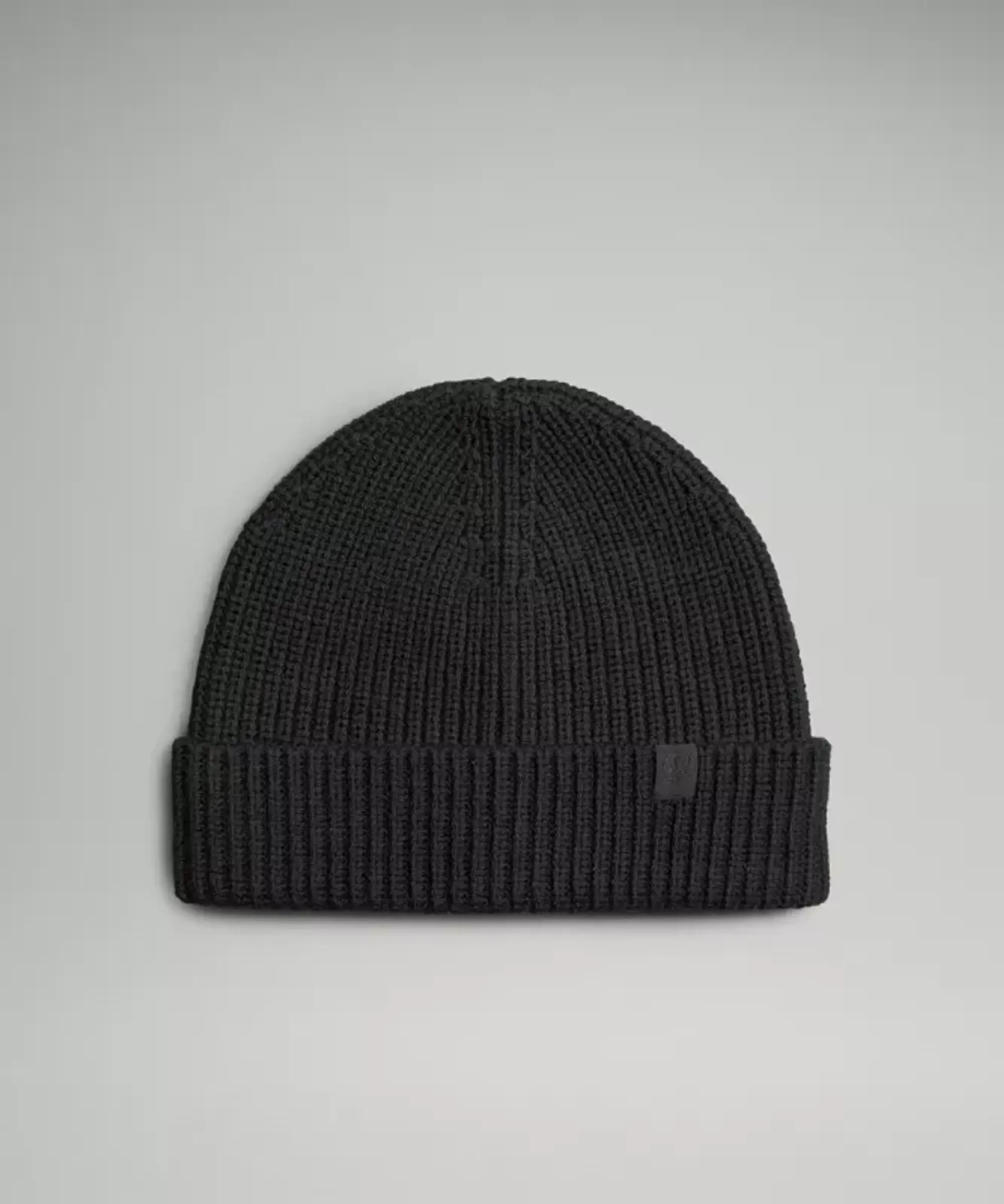 lululemon IE lululemon – Close-Fit Ribbed Knit Beanie Hat – Color Black