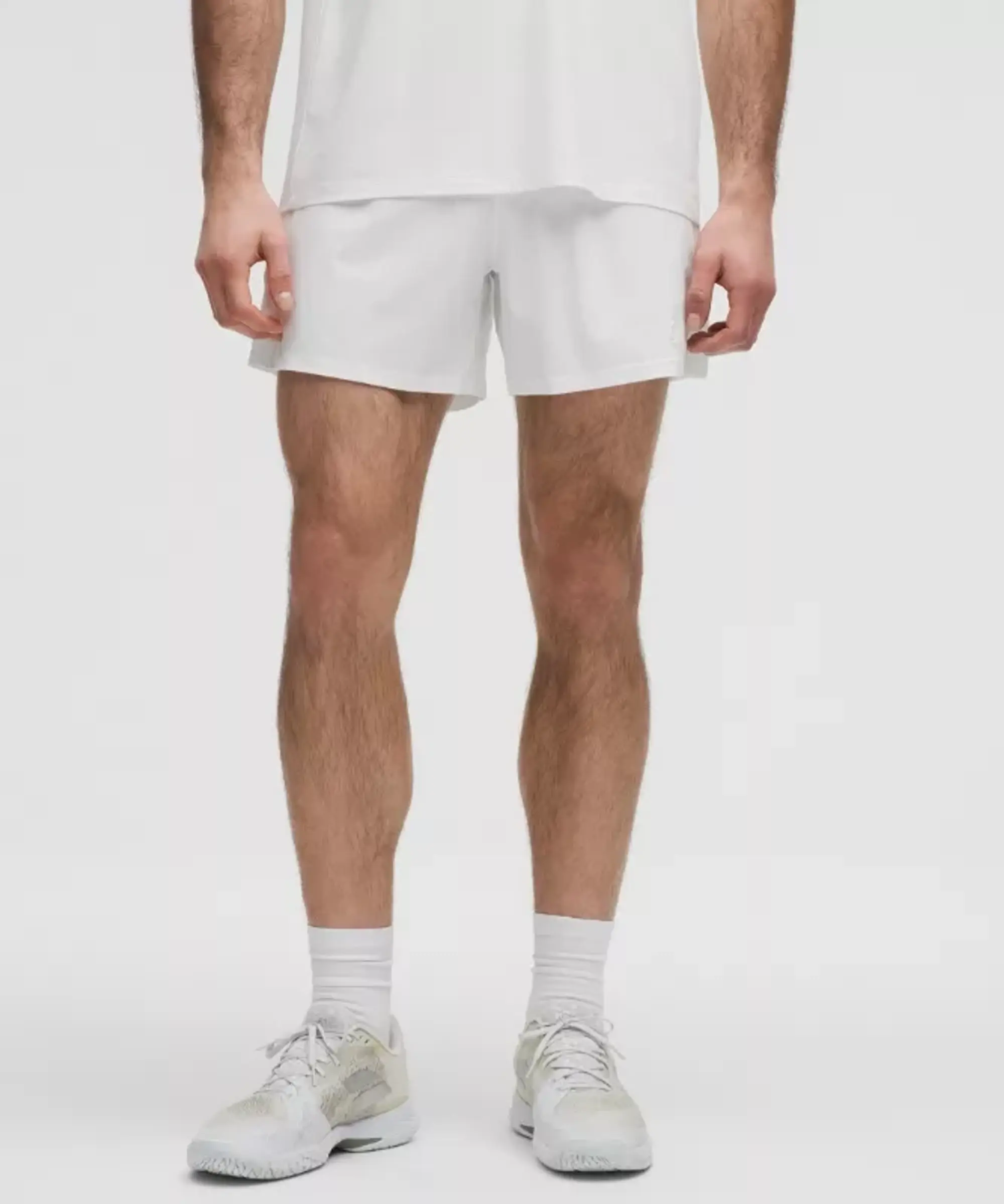 lululemon IE lululemon – Men's Striped Tennis Shorts – 5 – Color White – Size 2XL