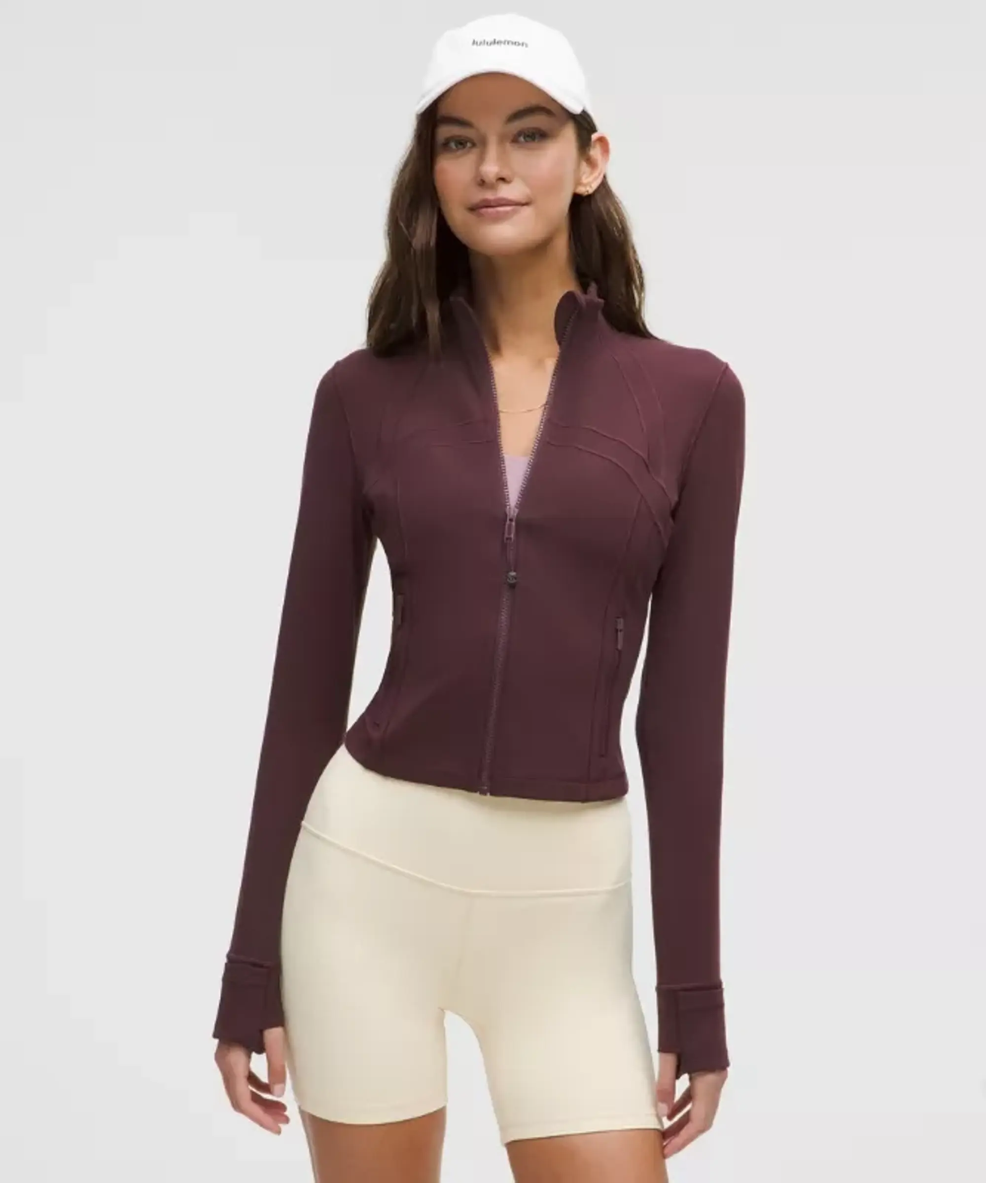 lululemon IE lululemon – Women's Define Cropped Jacket Nulu – Color Purple – Size 8