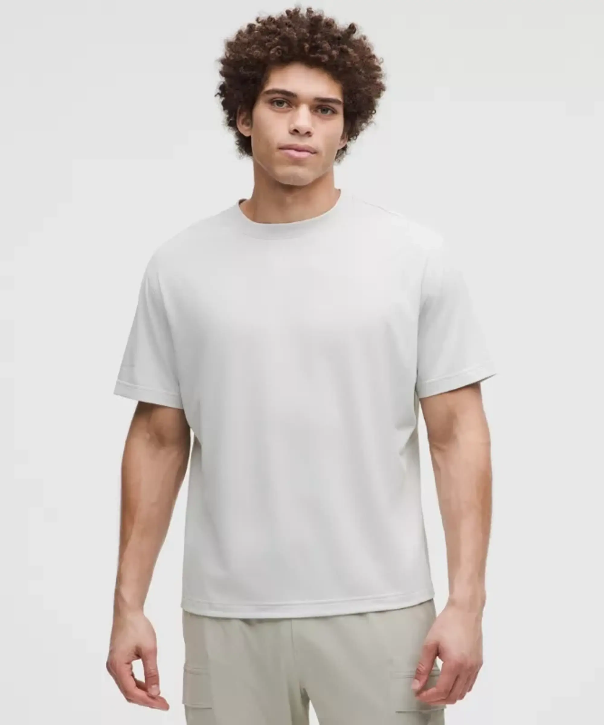 lululemon IE lululemon – Men's EasySet Training Short-Sleeve Shirt – Color White – Size 2XL