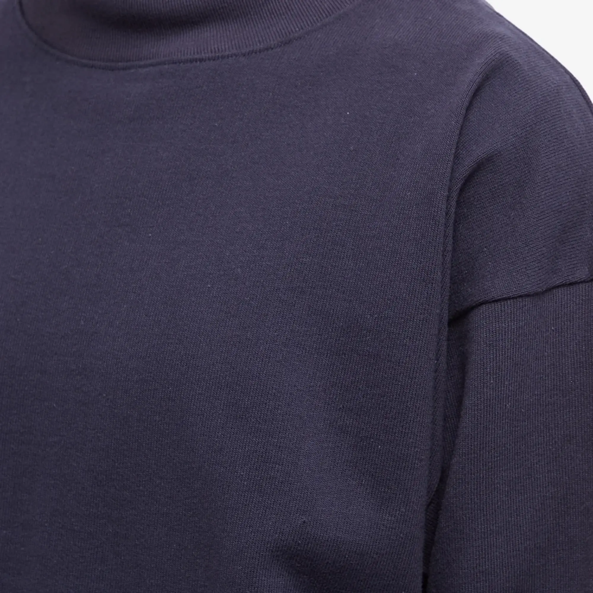 Garbstore Men's Mock Neck T-Shirt Navy