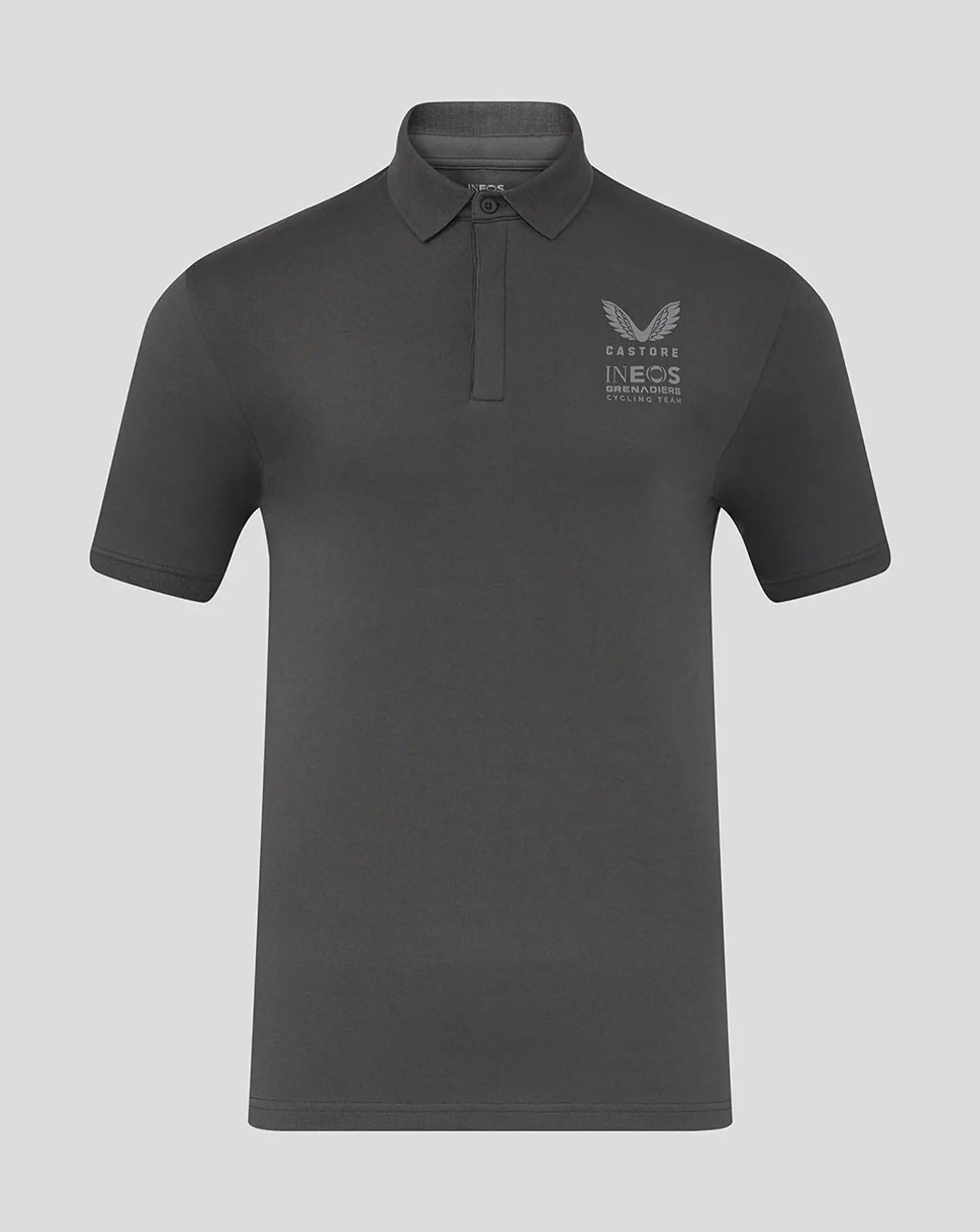 Castore Ineos Grenadiers 2025 Unisex Dual Brand Short Sleeve Polo Shirt - Grey