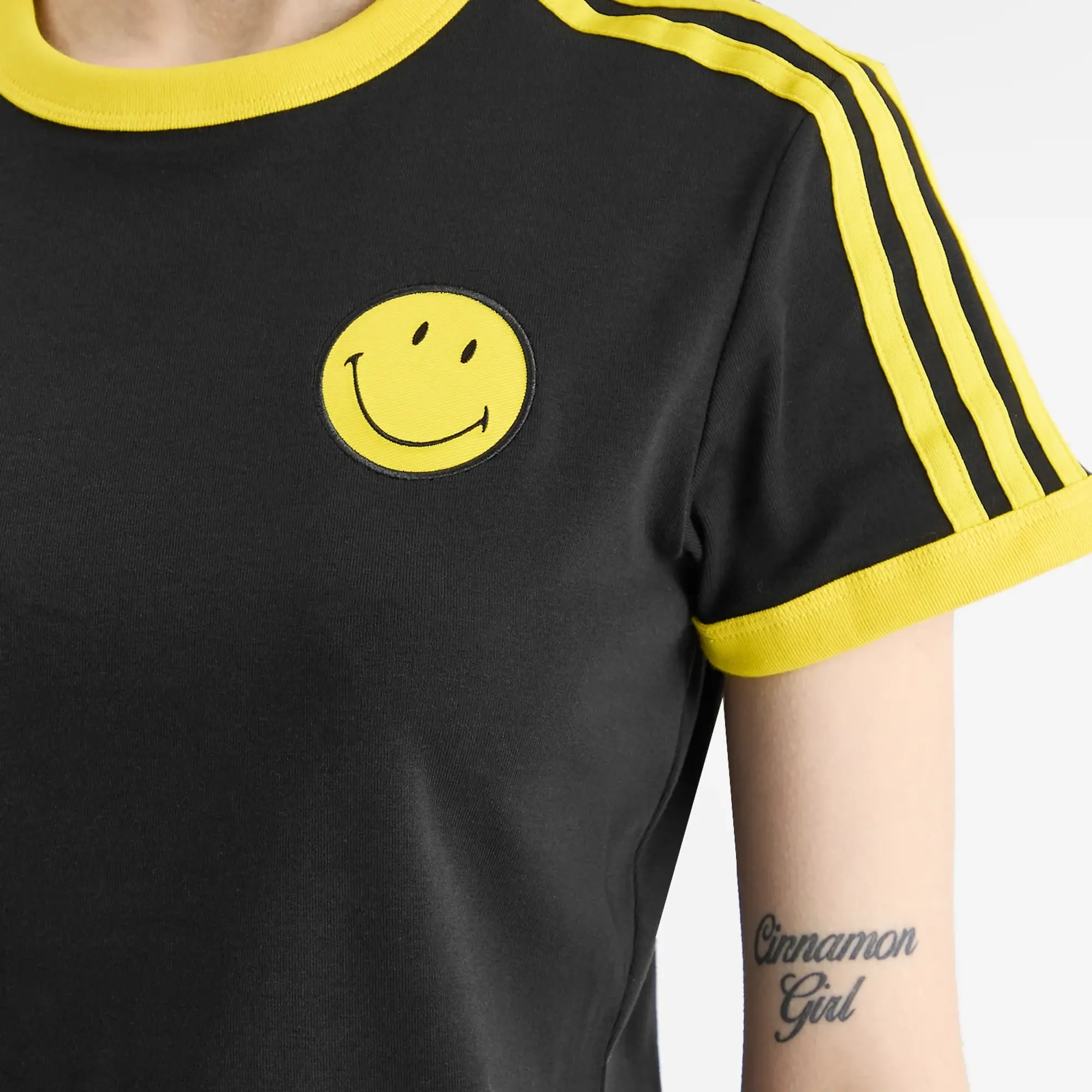 Adidas Women's Smiley Cali T-Shirt Black