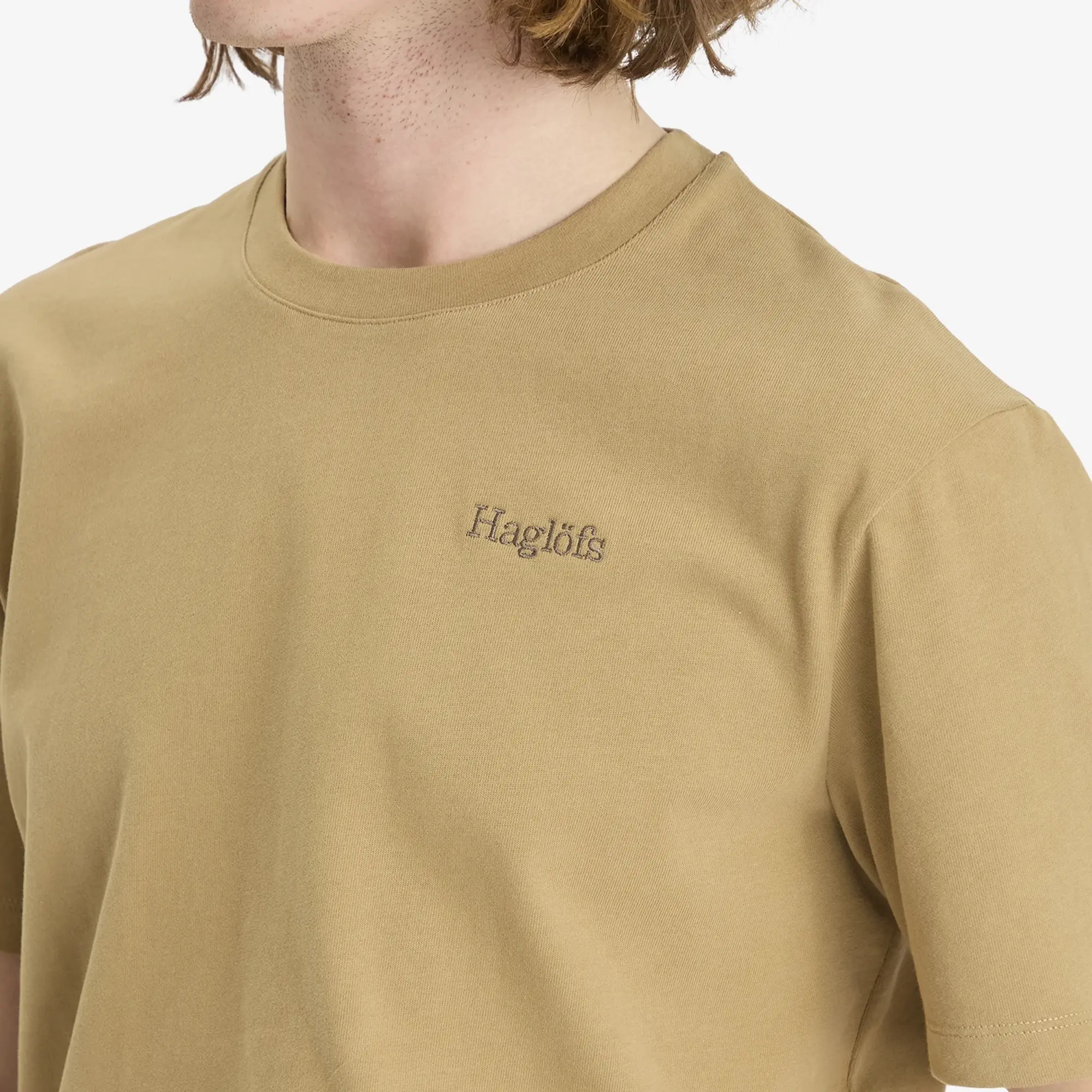 Haglöfs Men's Logo T-Shirt Oak Brown