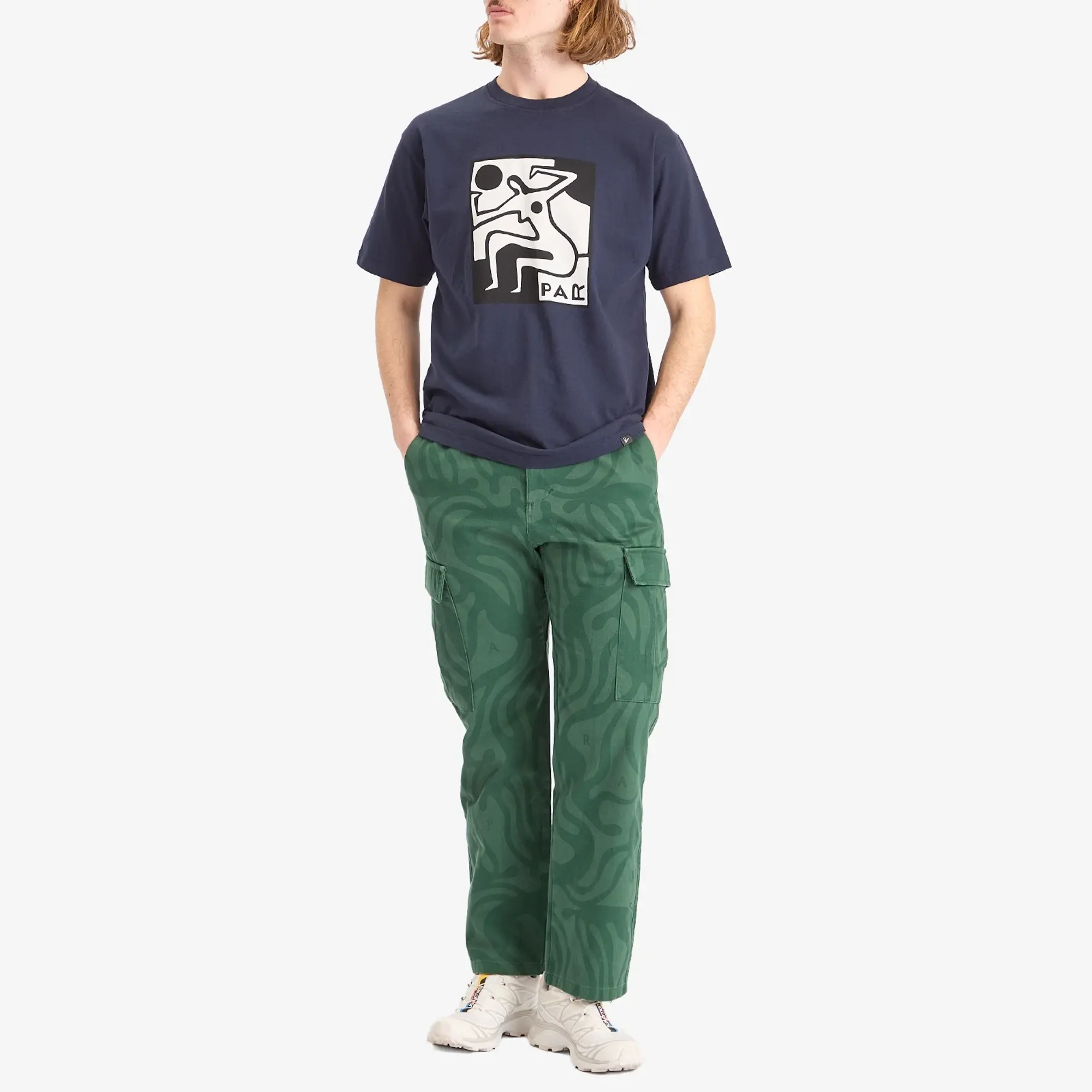 By Parra Men's Ball Sports T-Shirt Navy Blue
