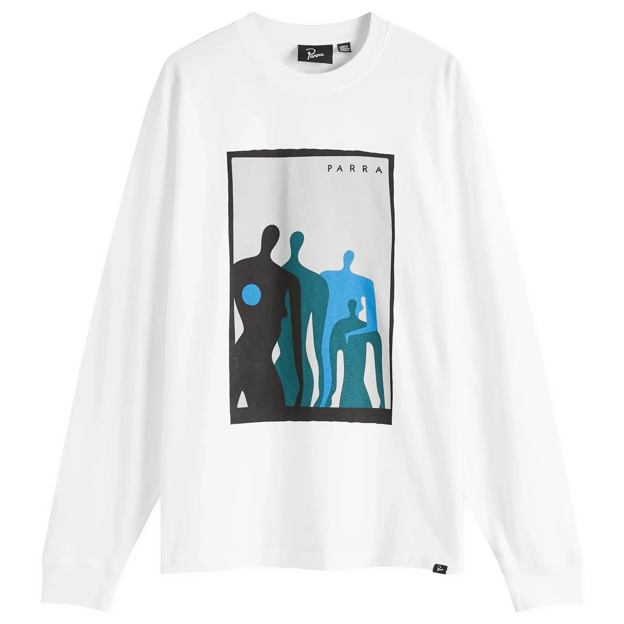 By Parra Men's The Visitors Long Sleeve T-Shirt White